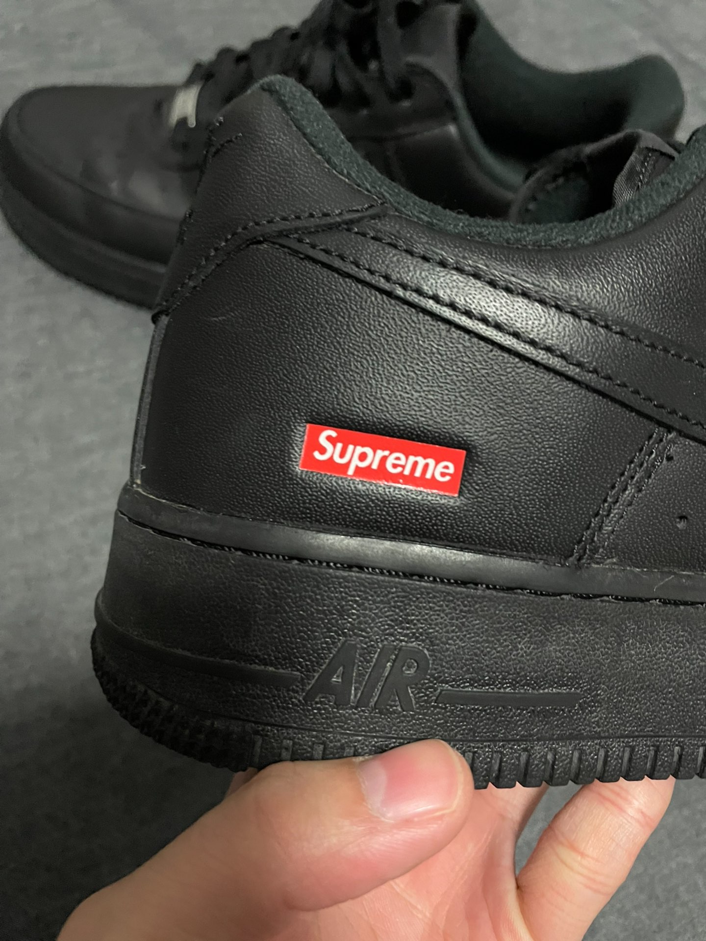 custom review-Nike Air Force 1 Low Supreme Black