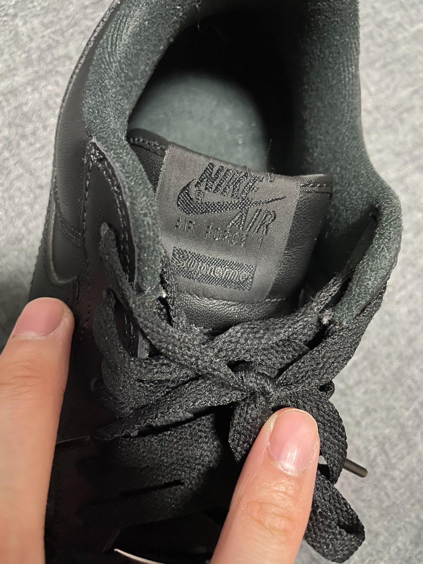 custom review-Nike Air Force 1 Low Supreme Black