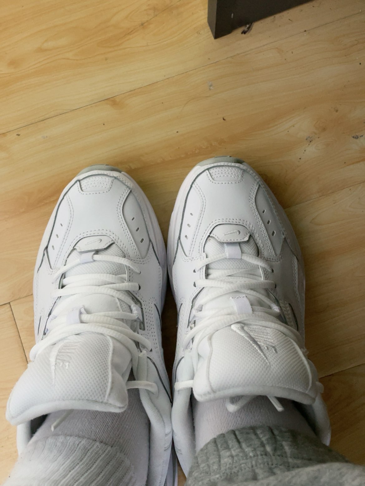 custom review-Nike M2K Tekno Устойчивые к истиранию Низкие Кроссовки Мужские Белые