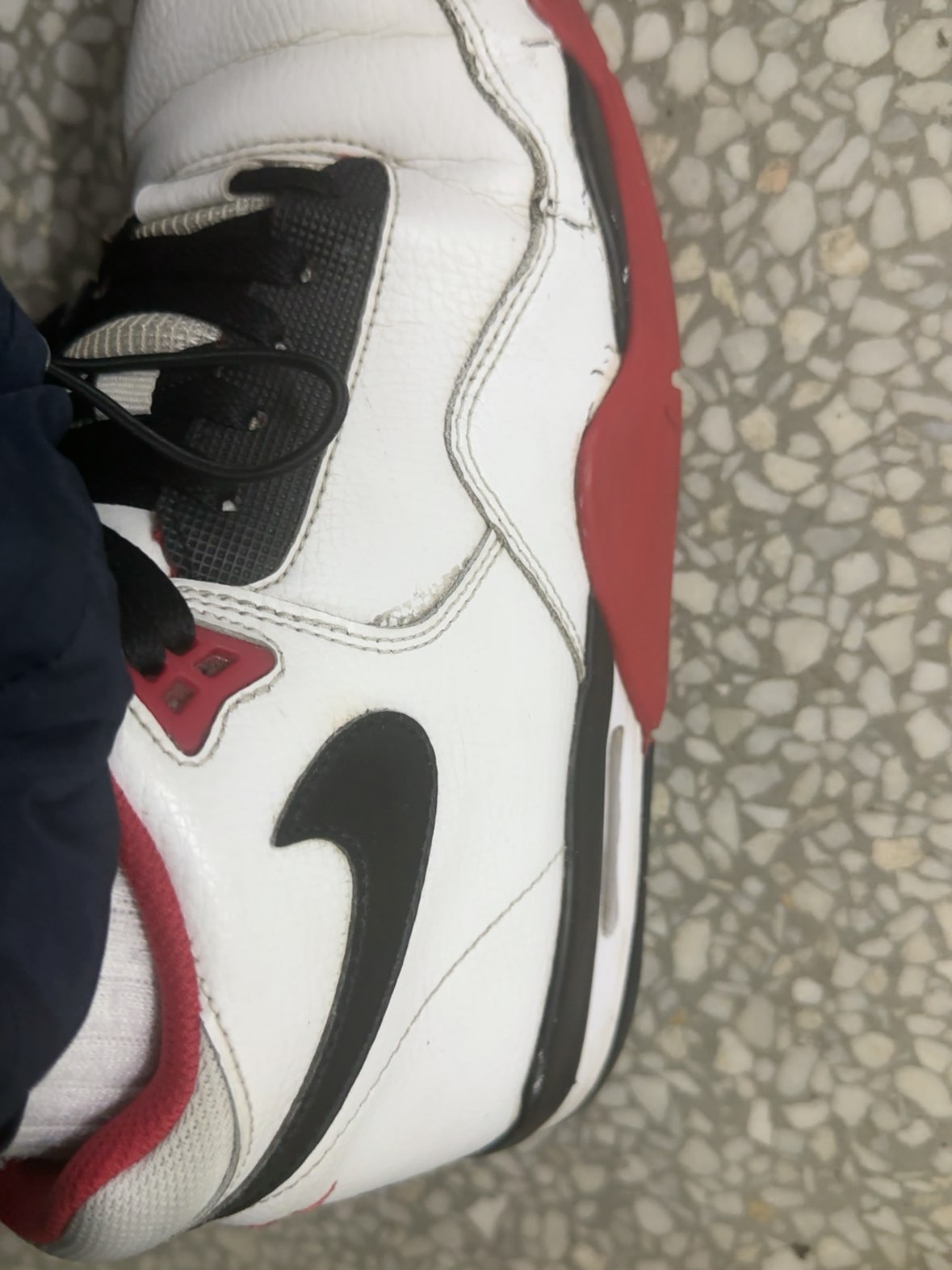 custom review-Nike Flight Legacy Red White