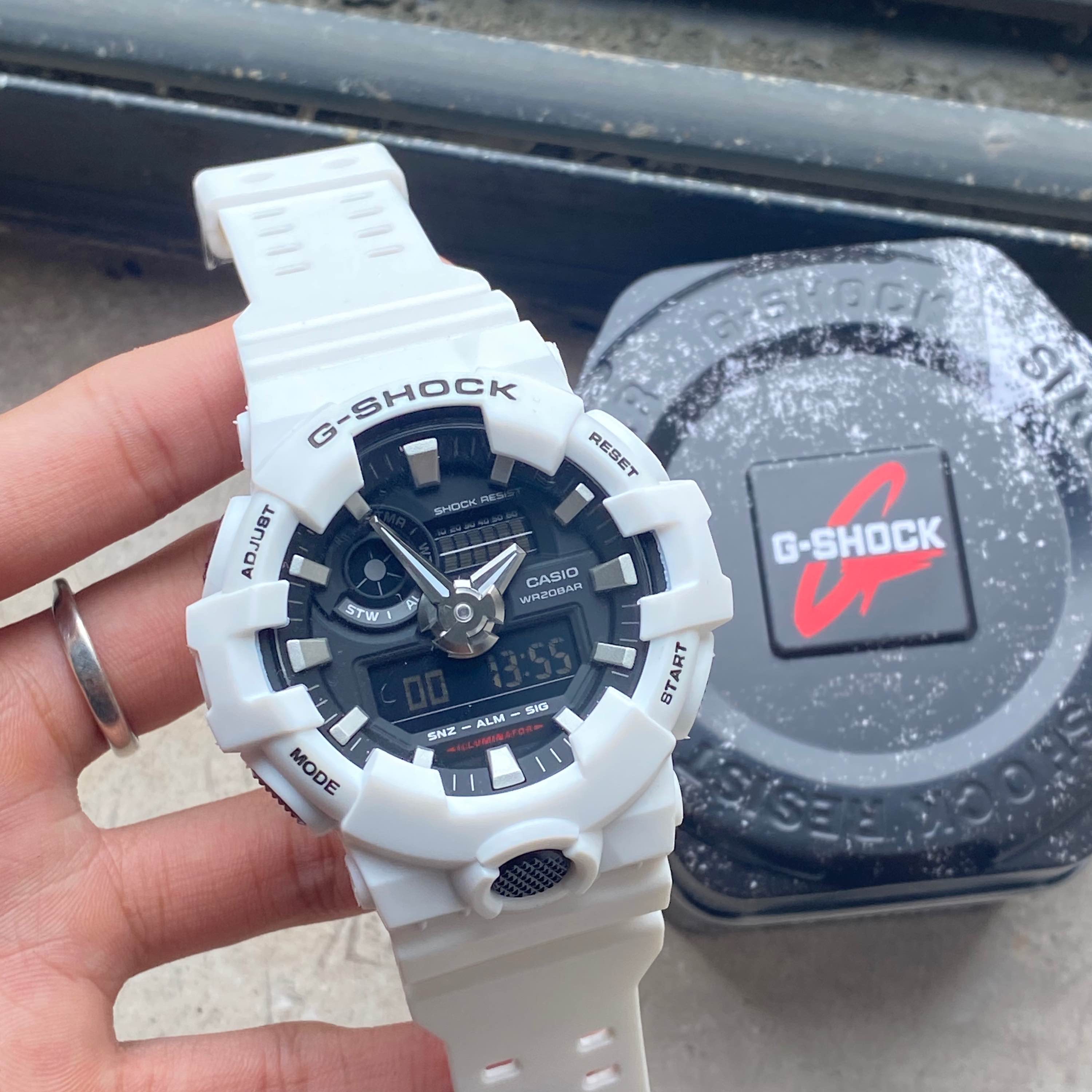 正品卡西欧很少使用,不想带.两三百便宜出