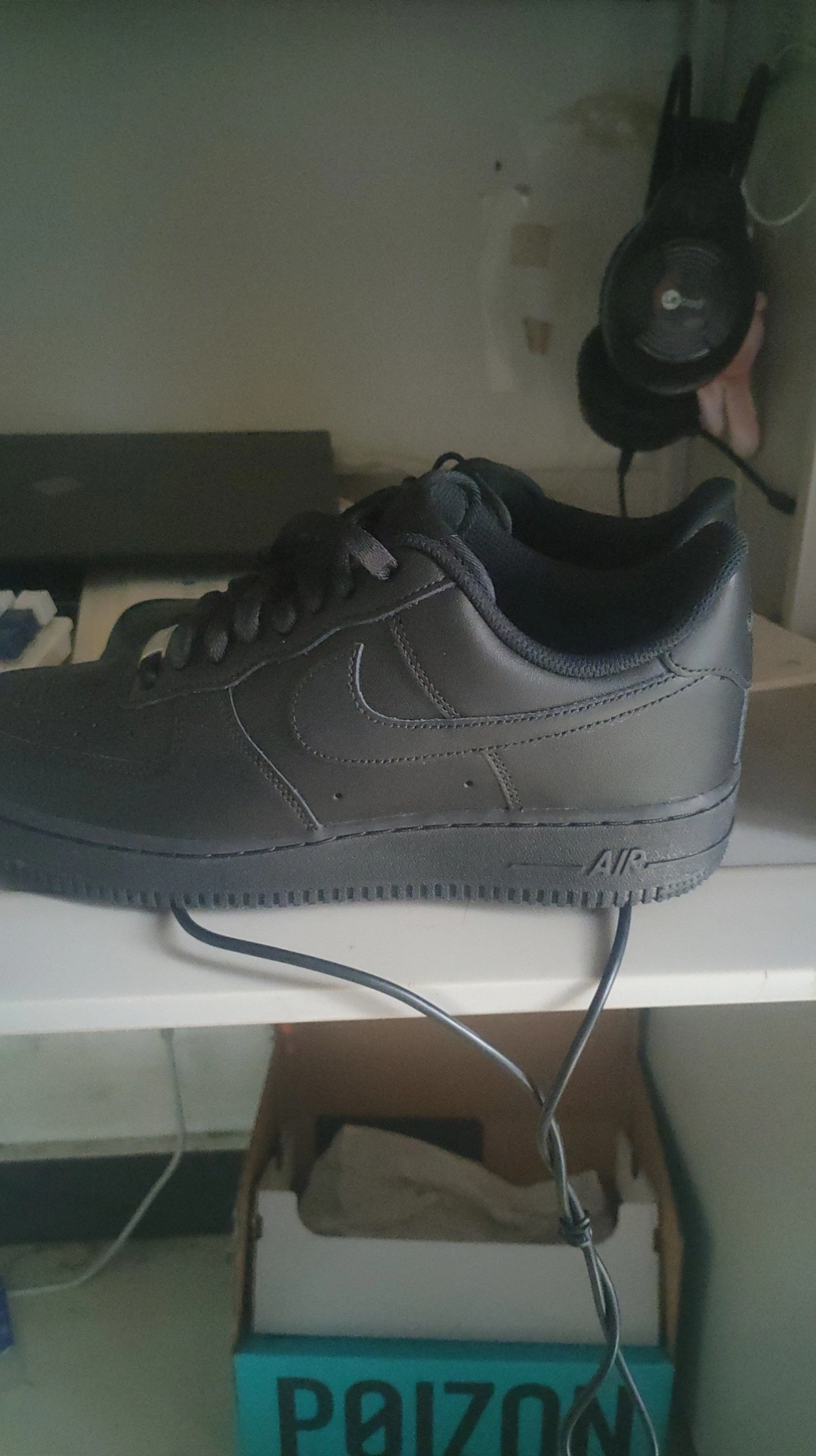 custom review-Nike Air Force 1 
07 
Triple Black
