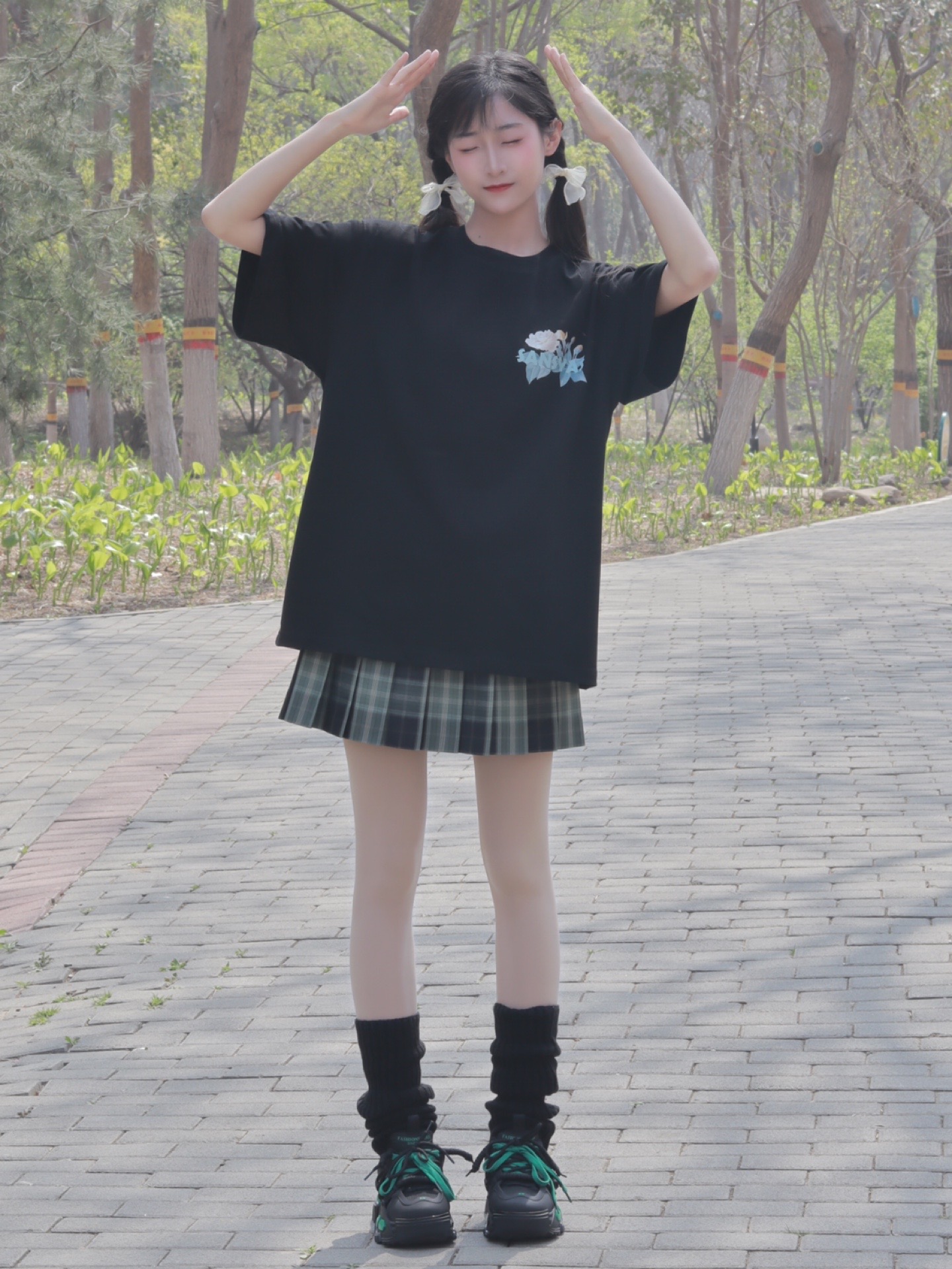 今天是甜酷满分的jk少女穿搭93