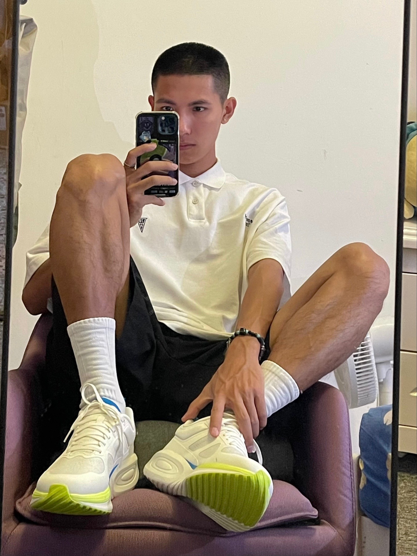 运动系寸头男大