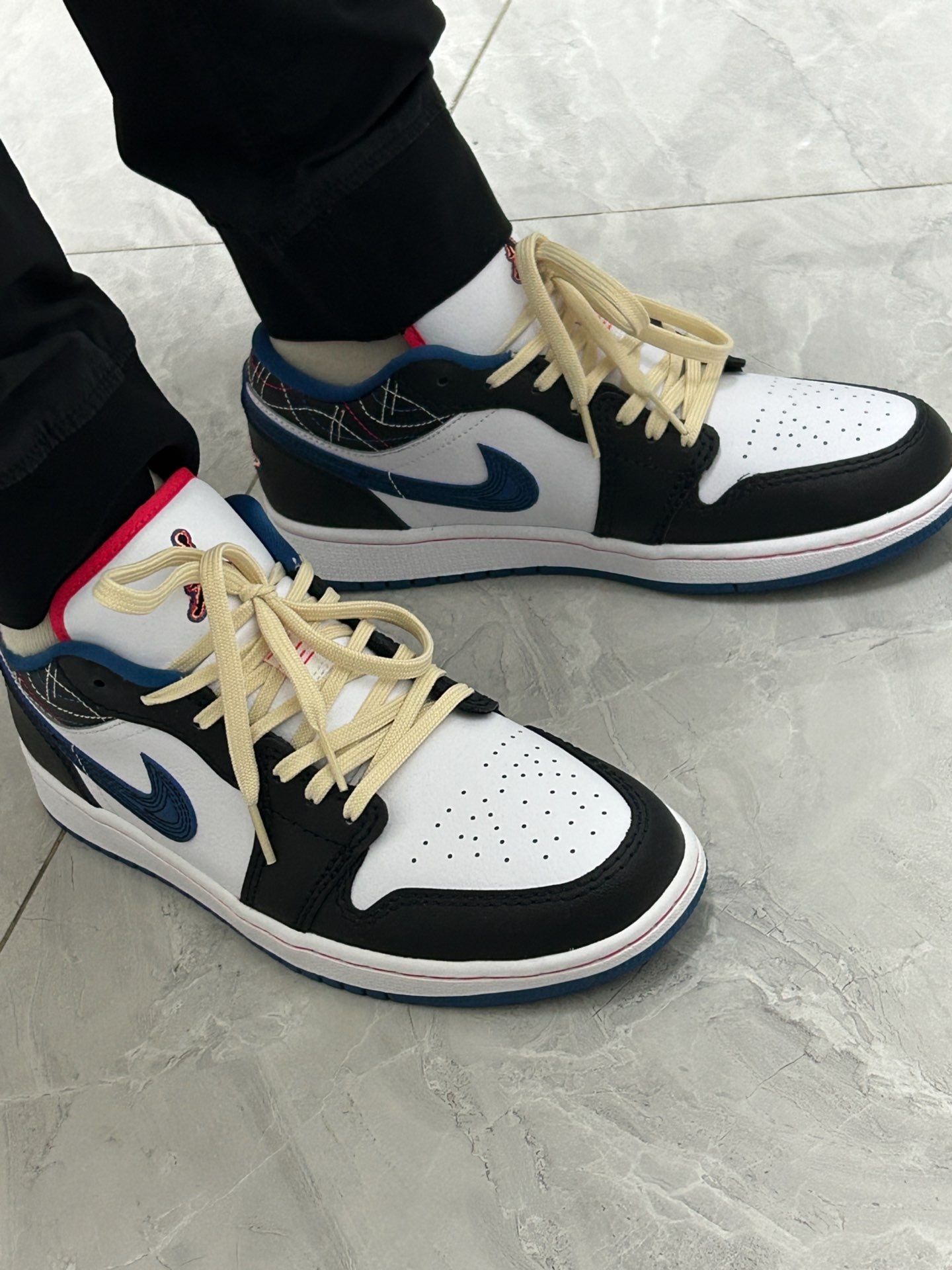 custom review-Air Jordan 1 Low SE "Industrial Blue Sashiko"