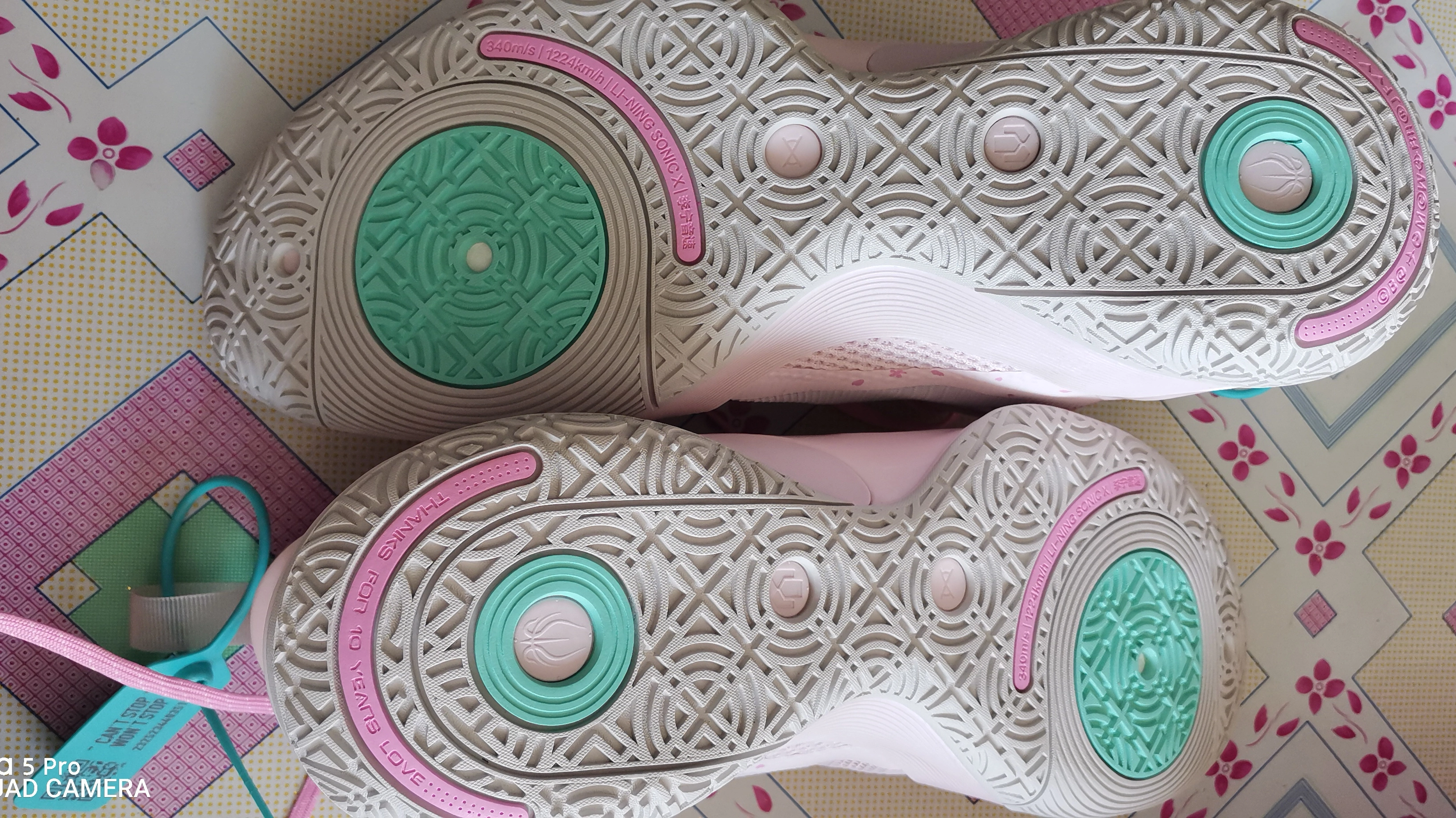 custom review-LINING SONIC 10 Баскетбольные кроссовки MID Топ Розовая примула Мужской