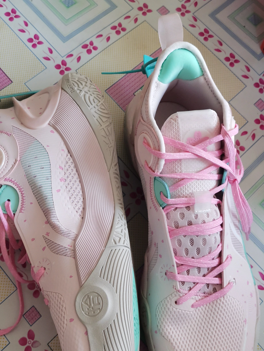 custom review-LINING SONIC 10 Баскетбольные кроссовки MID Топ Розовая примула Мужской