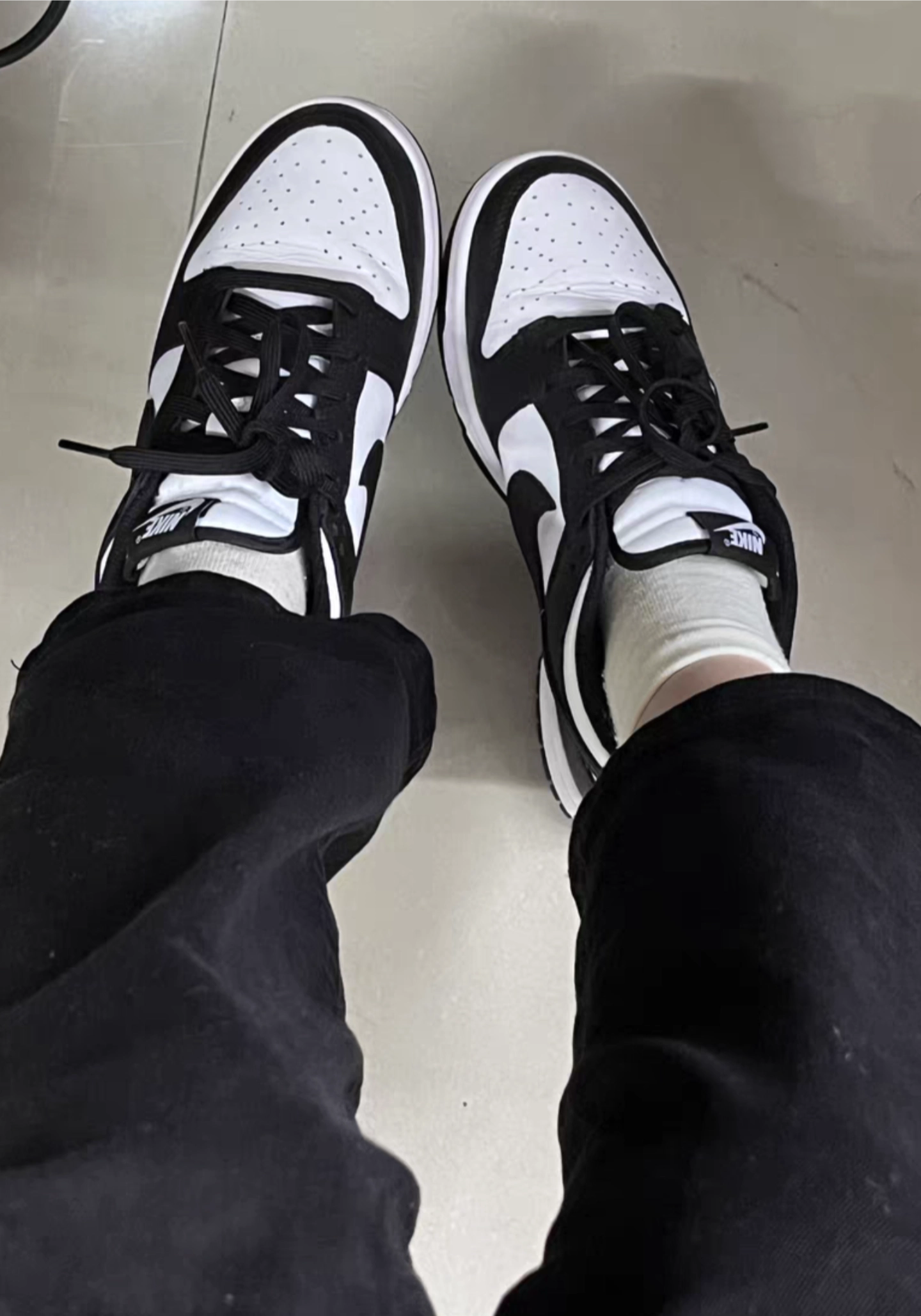 nike dunk low 黑白熊猫 男女低帮休闲板鞋