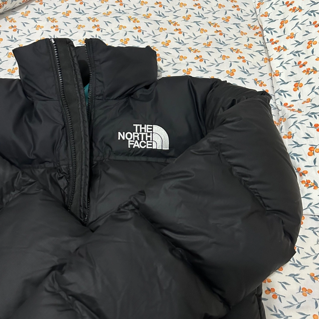 custom review-THE NORTH FACE 1996 Retro Eco Nuptse Packable Jacket Asia Sizing Black Unisex Korea Version