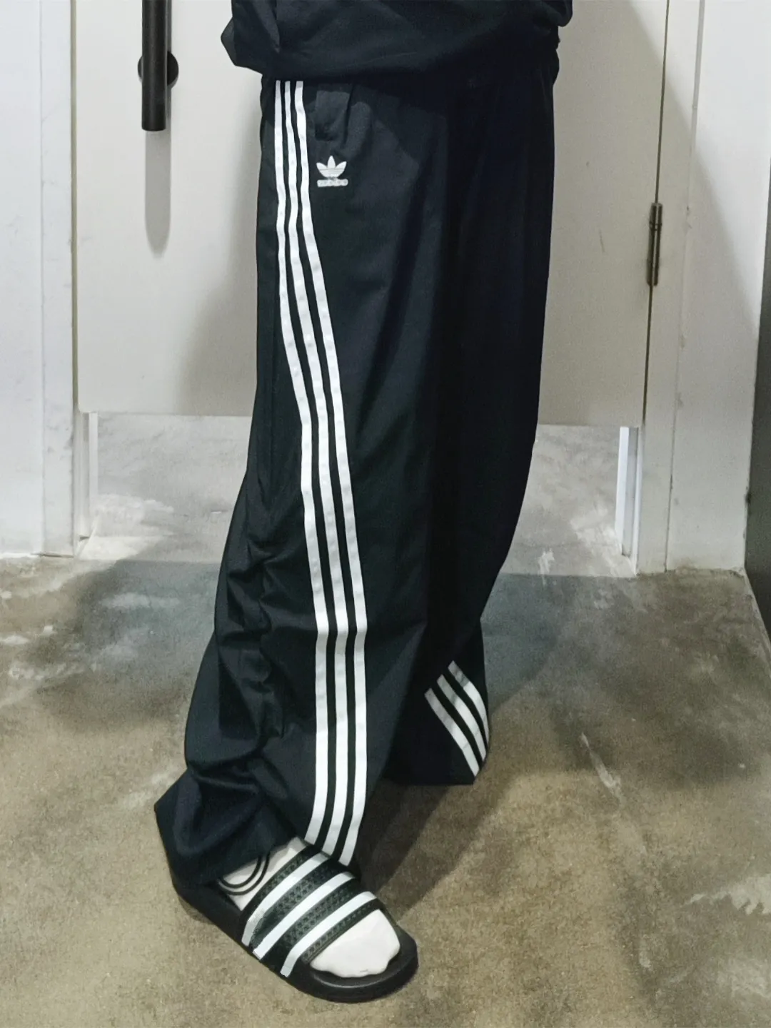Adidas originals Adilenium Mega Flared Track Pants Black XS