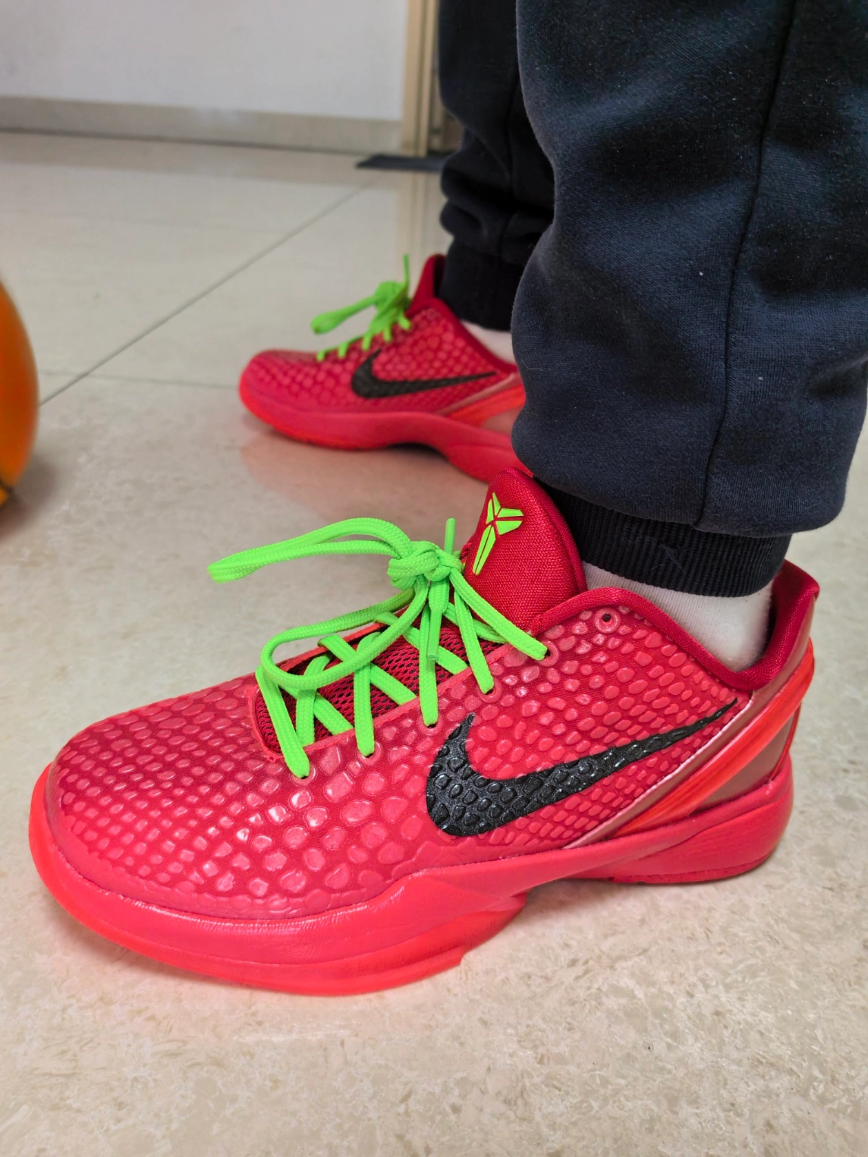 custom review-Nike Kobe 6 Protro Reverse Grinch GS