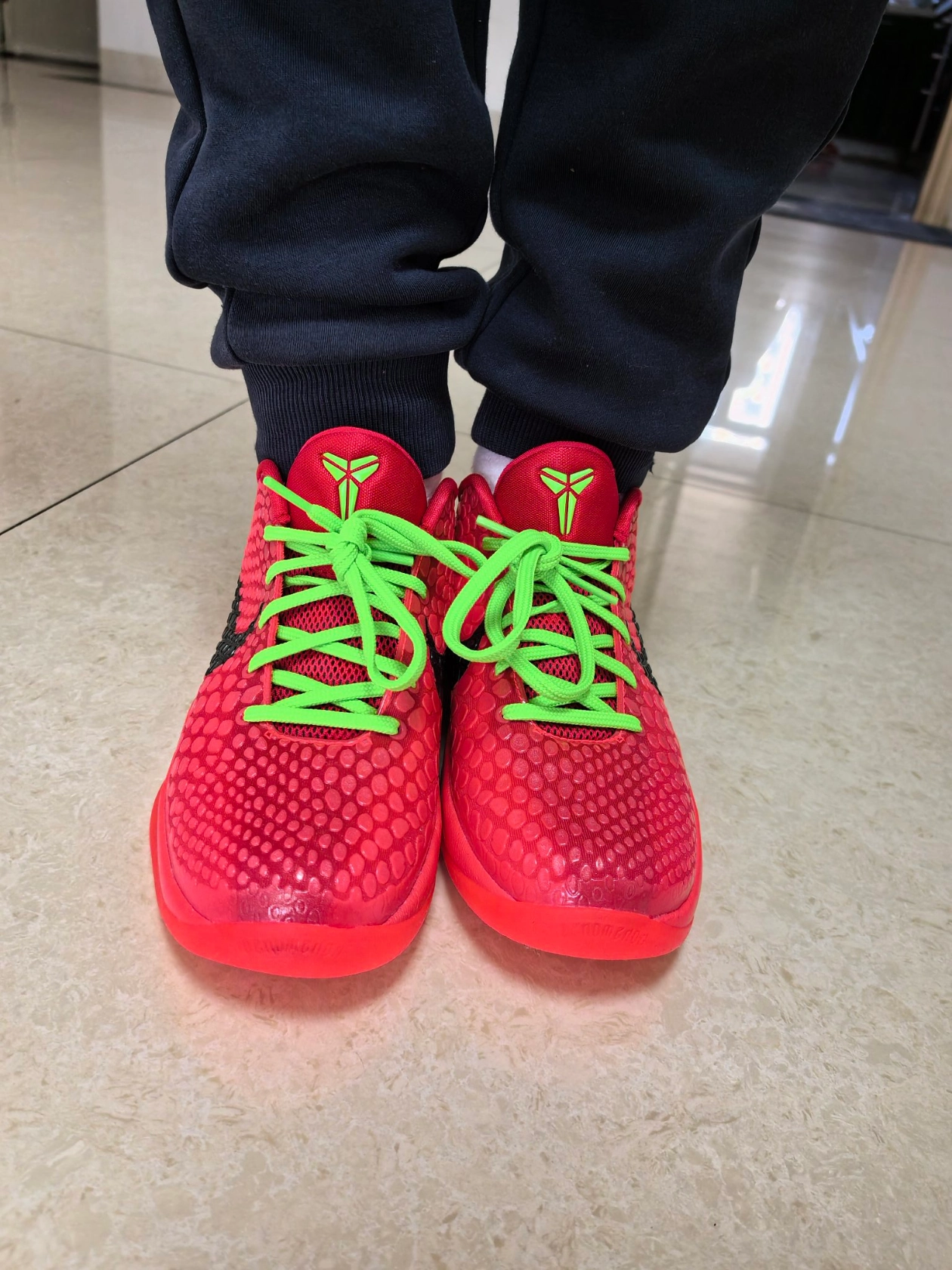 custom review-Nike Kobe 6 Protro Reverse Grinch GS