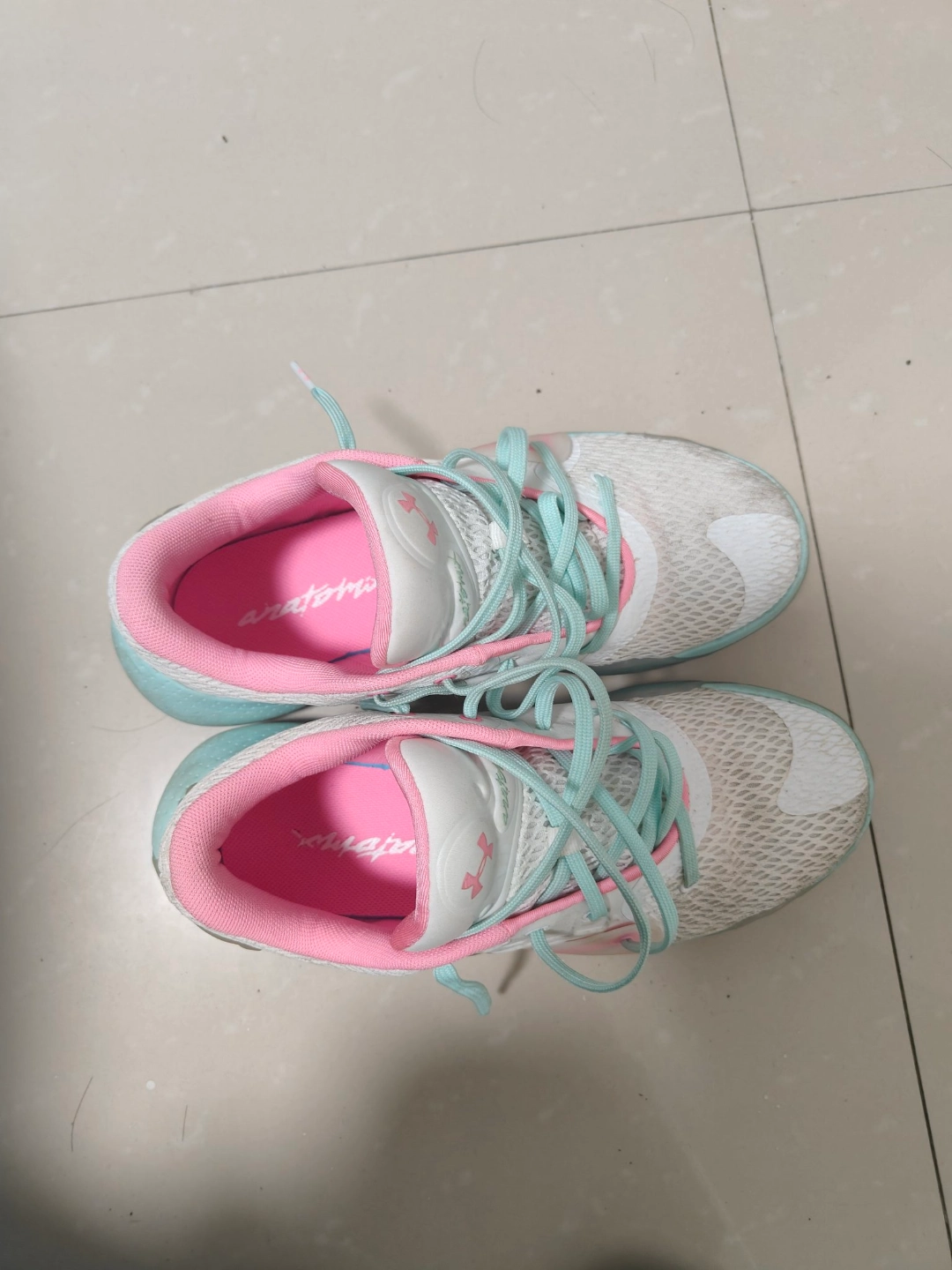 custom review-Under Armour Anatomix Spawn 2 'White Pink'