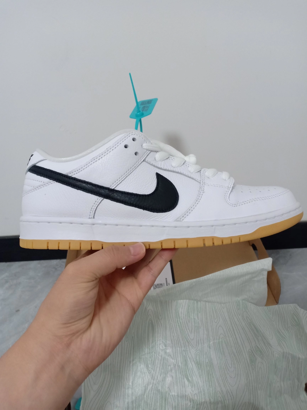 custom review-Nike Dunk SB Low Топ Скейтборд Кроссовки Унисекс Белый Черный