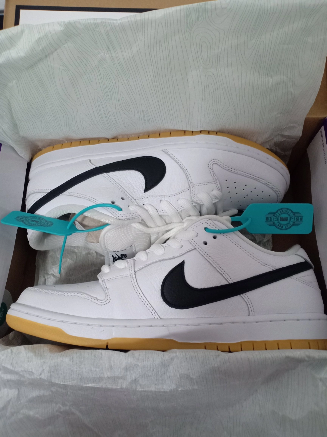 custom review-Nike Dunk SB Low Топ Скейтборд Кроссовки Унисекс Белый Черный