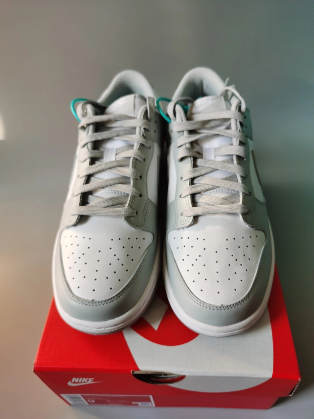 custom review-Nike Dunk Low Grey Fog Men
s