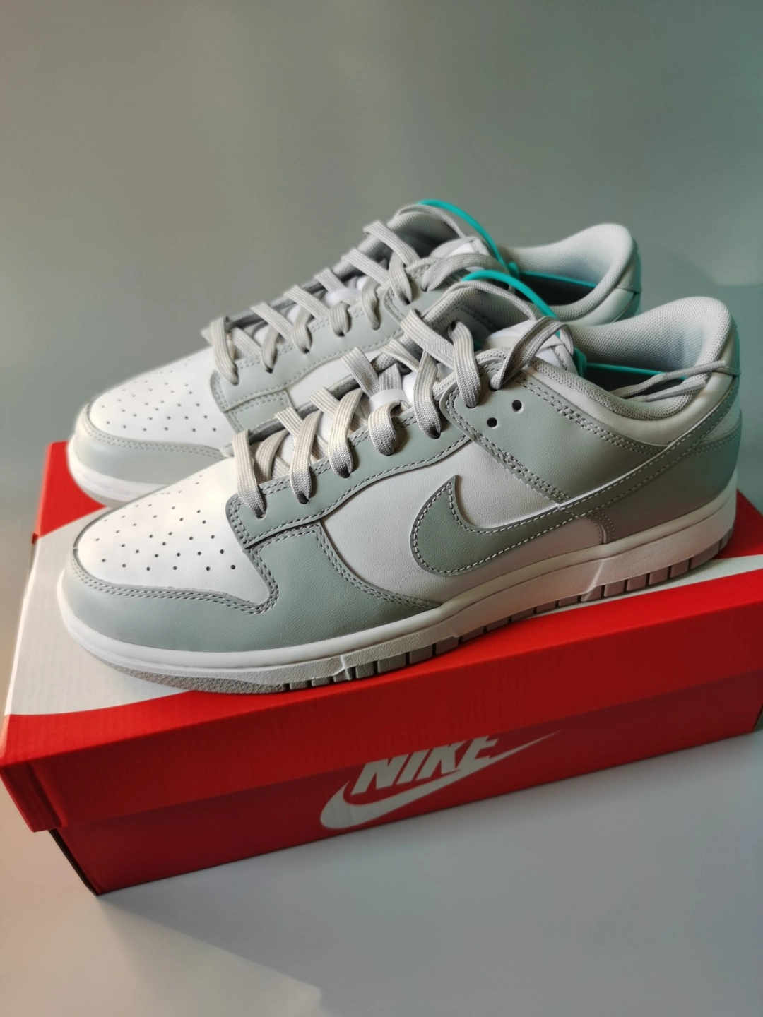 custom review-Nike Dunk Low Grey Fog Men
s
