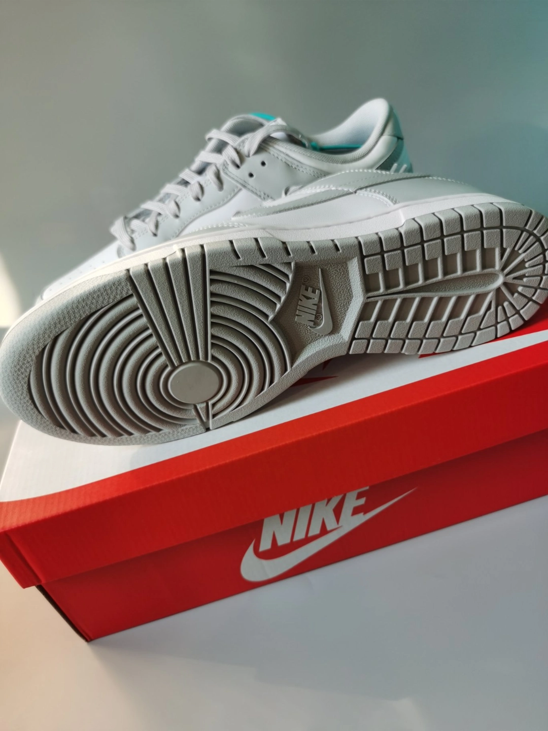 custom review-Nike Dunk Low Grey Fog Men
s