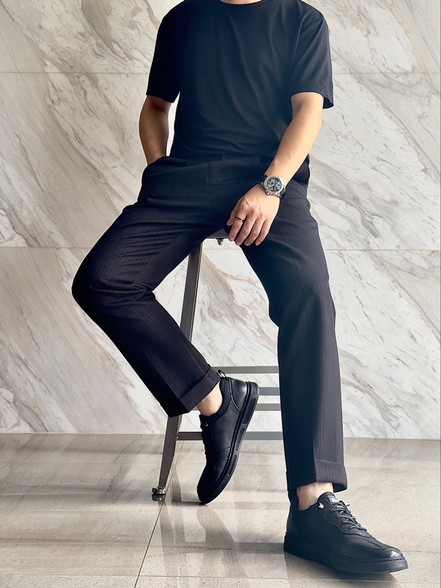 自穿休闲皮鞋推荐 #奥康/aokang ,头层牛皮,手感非常细腻,柔软