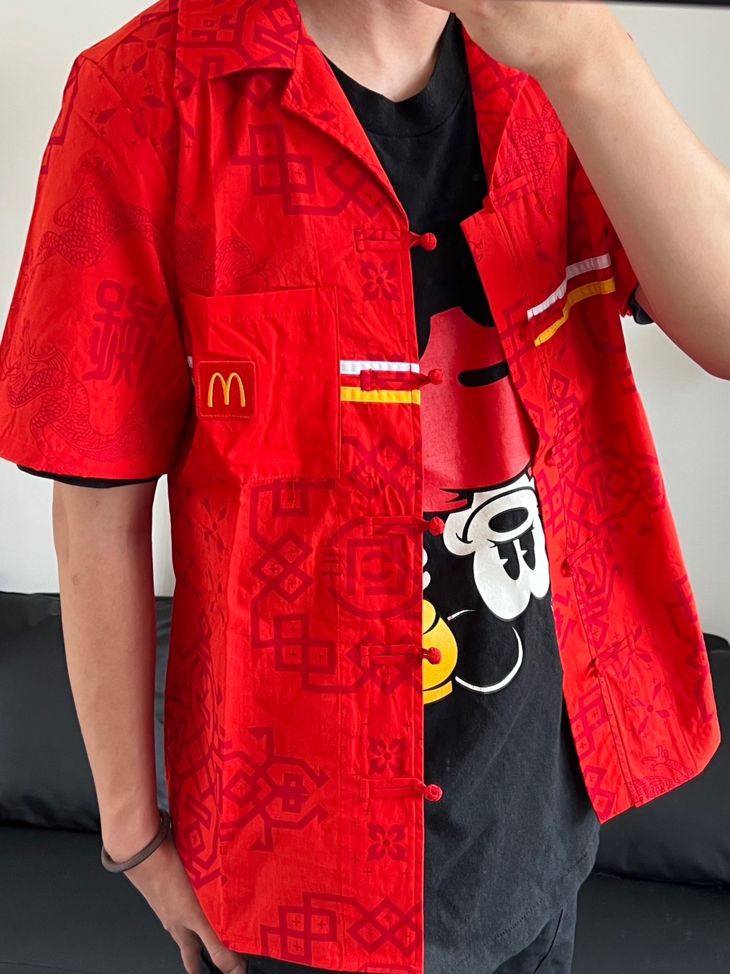 clot x 麦当劳员工衬衫