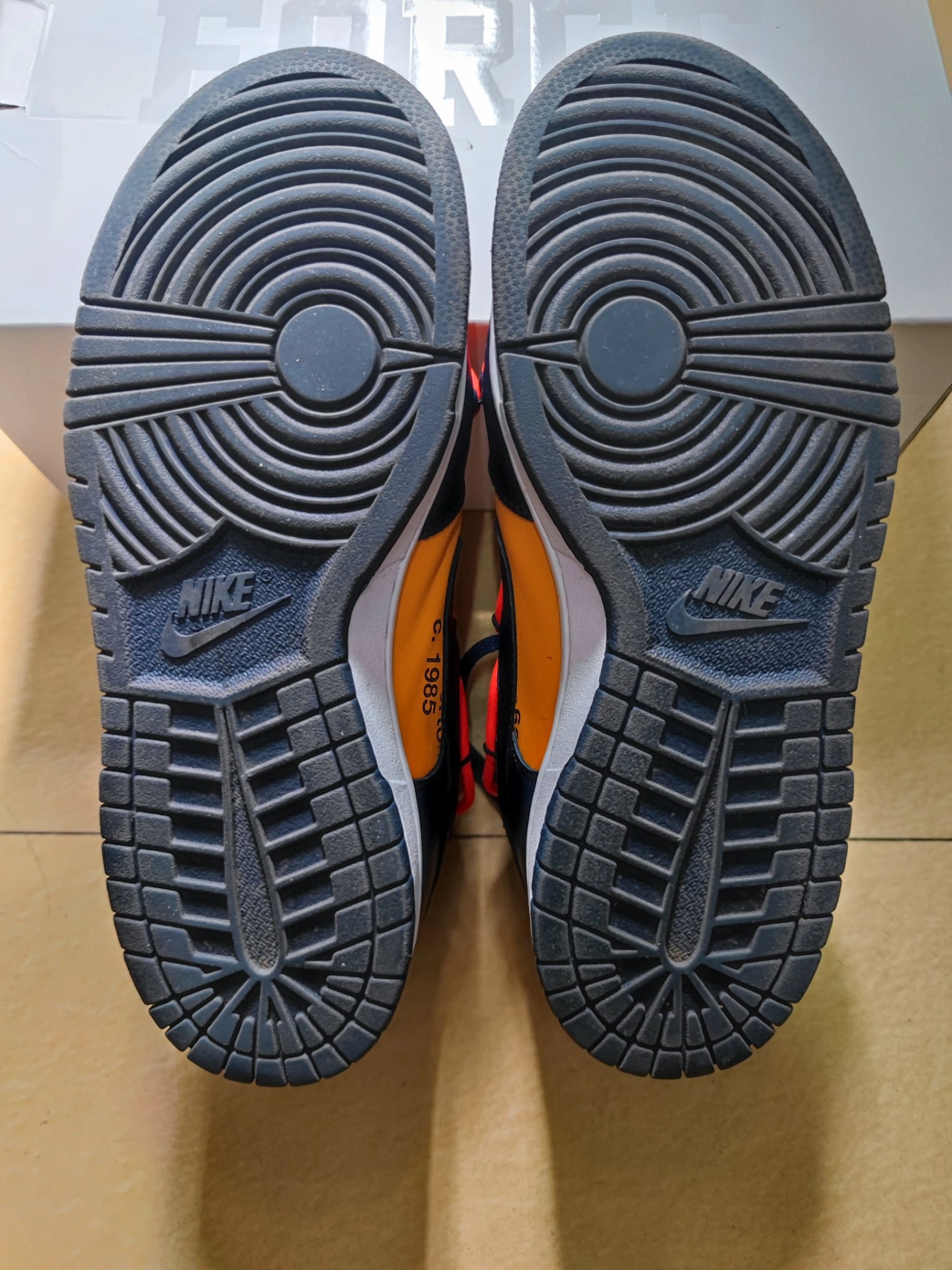 这双ow dunk 黑曜石看起来真舒服00