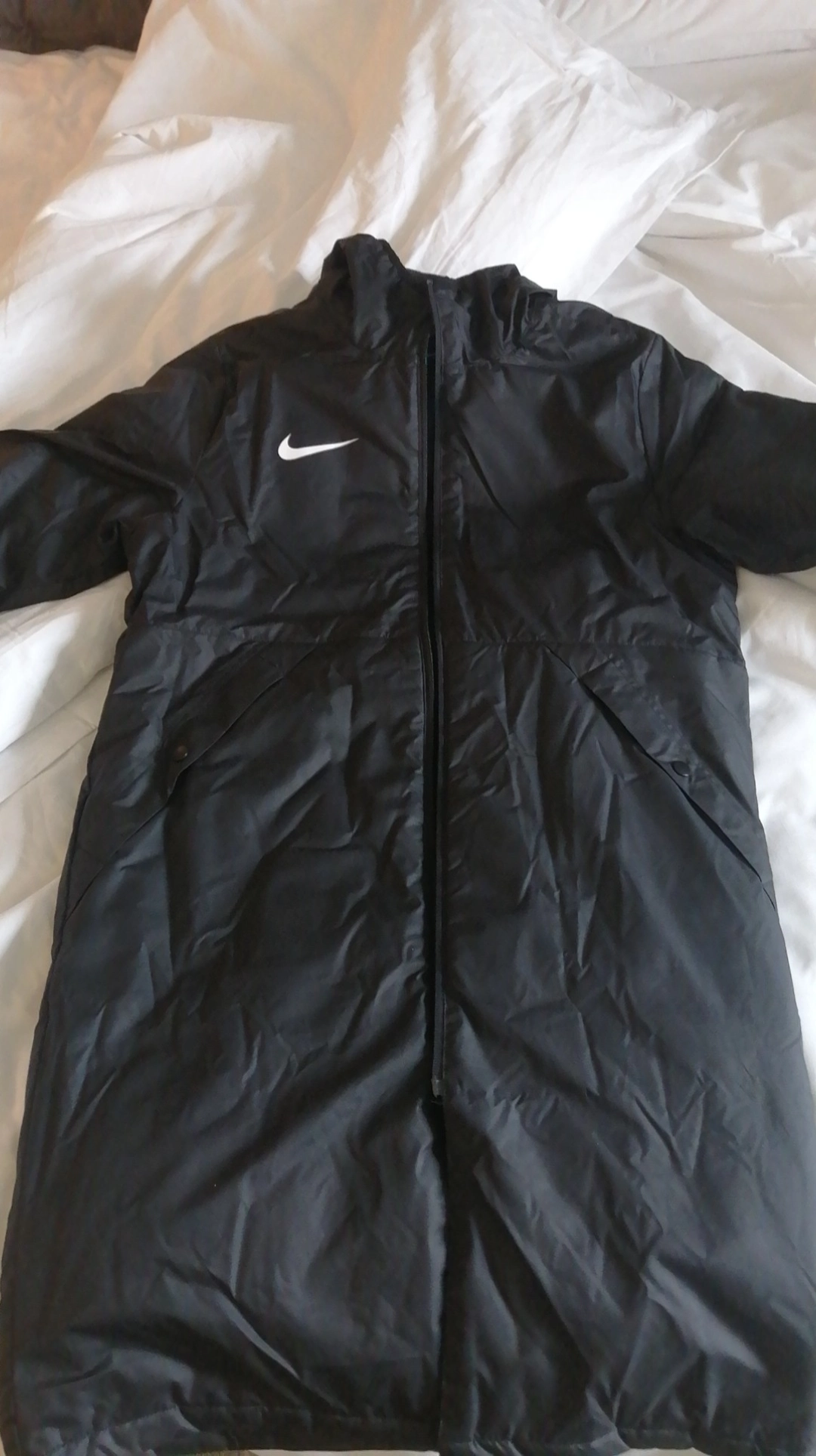 custom review-Nike Parka Coats Men Black