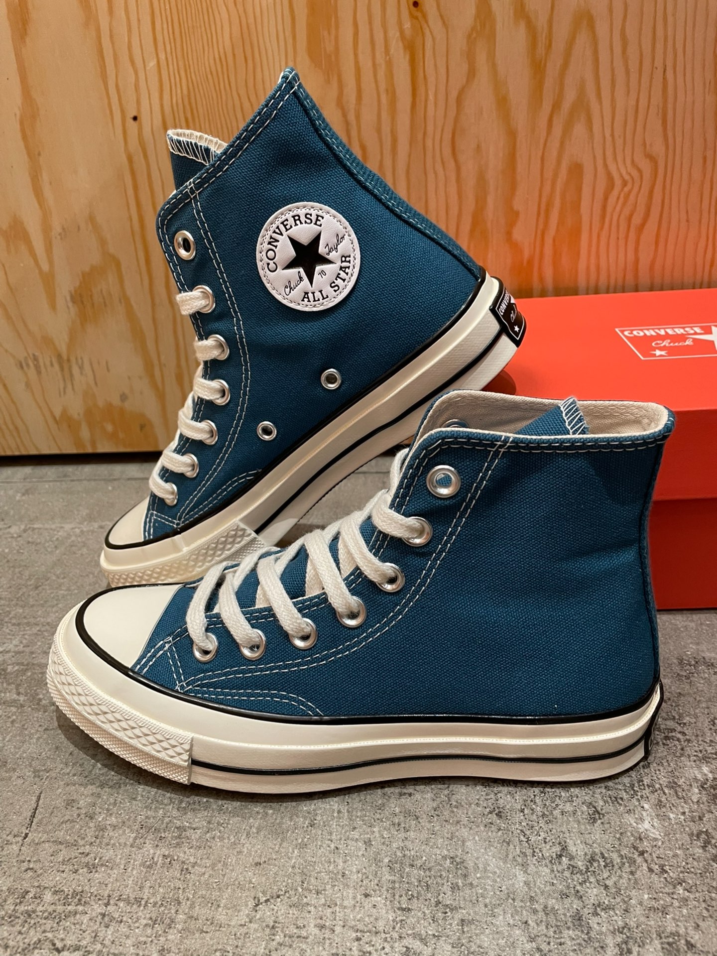 匡威70s孔雀蓝🦚高帮帆布鞋