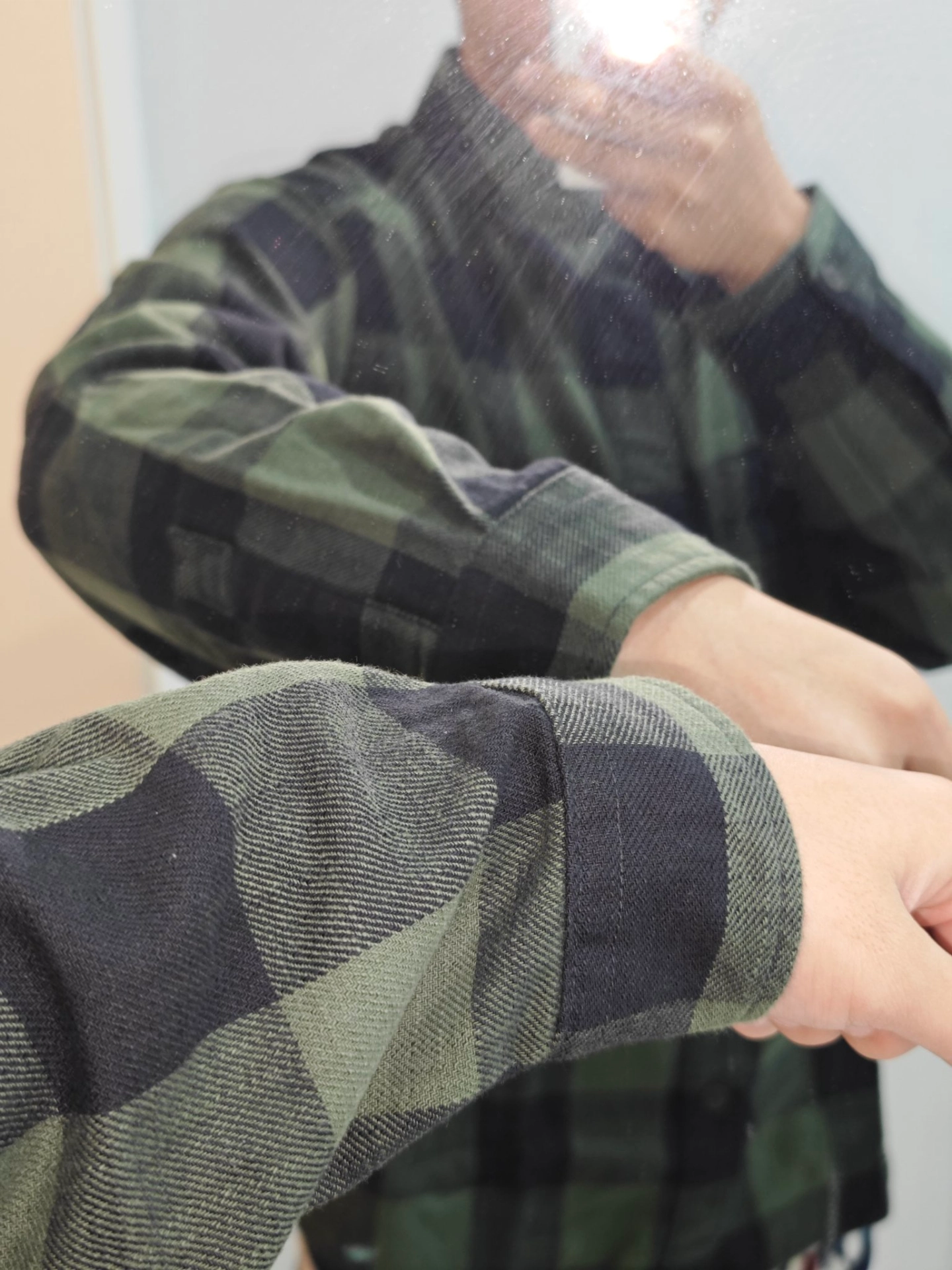 优衣库质感超级棒的竹节棉衬衫