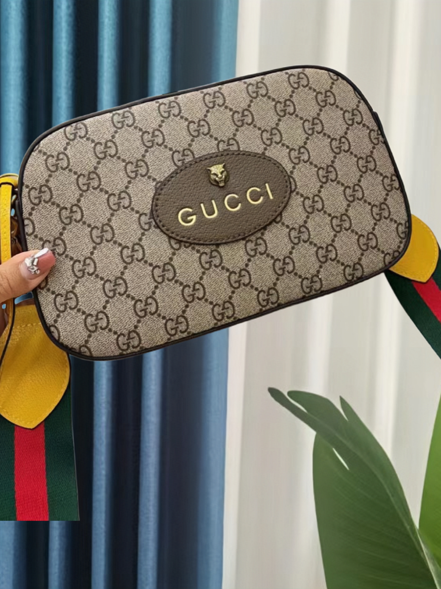 gucci虎头相机包