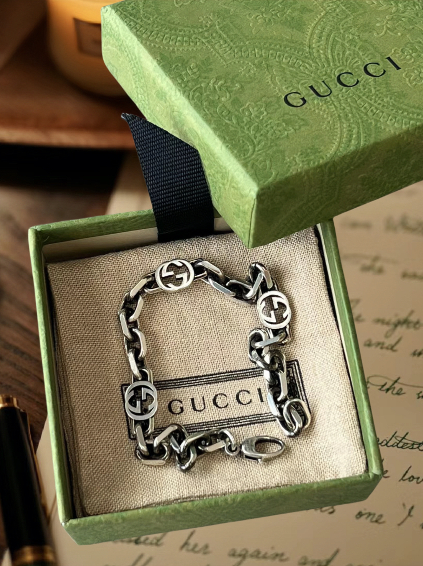 gucci一眼就心动的手链