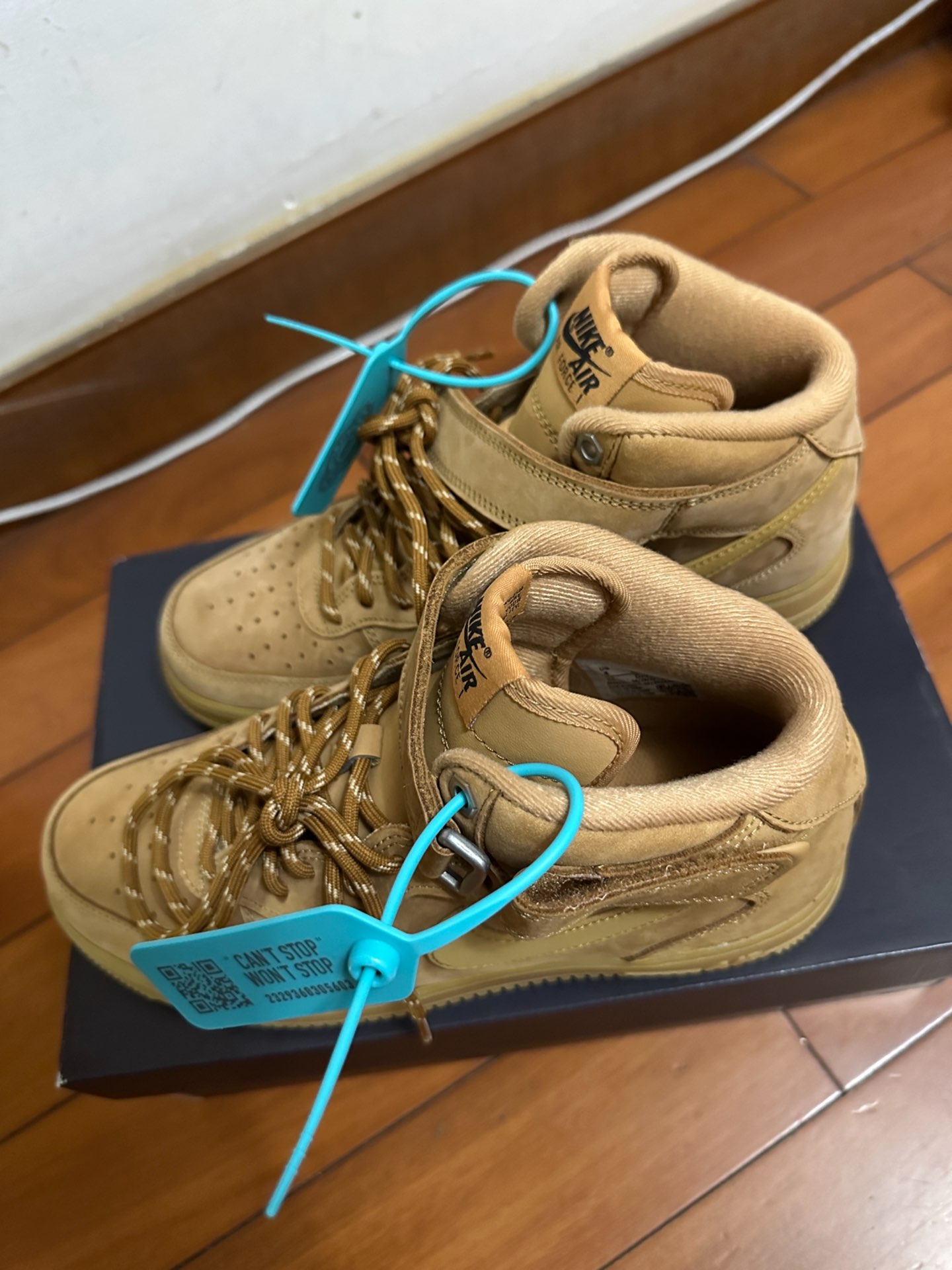 custom review-Nike Air Force 1 Mid '07 Flax