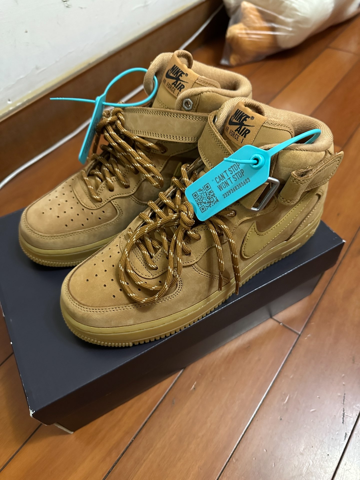 custom review-Nike Air Force 1 Mid '07 Flax