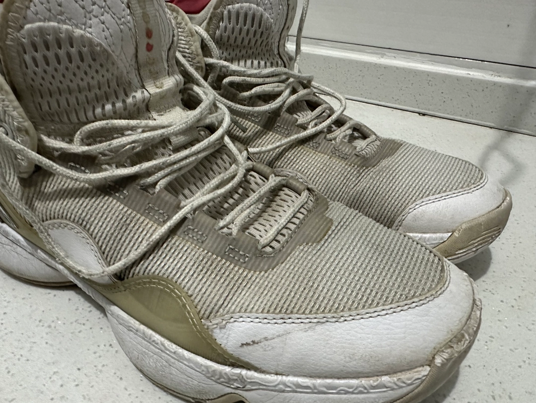 lining 李宁 wow shadow 2减震防滑耐磨高帮篮球鞋男女同款白色