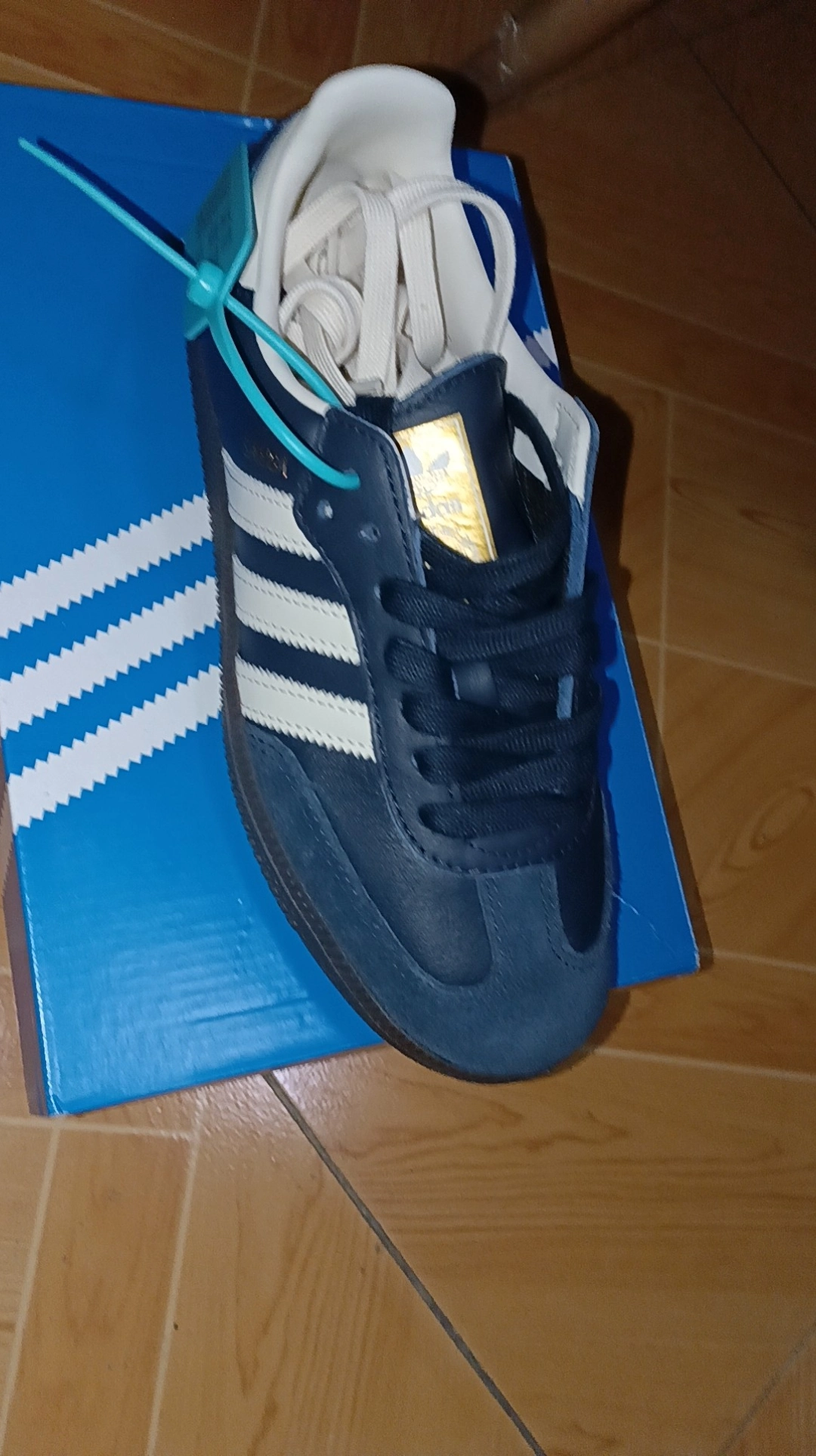 custom review-Adidas Samba OG Night Navy Gum