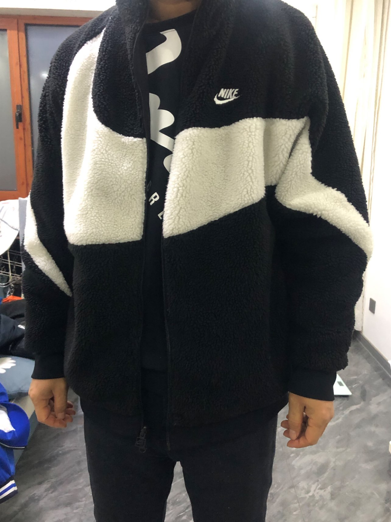 custom review-Nike Sportswear Куртка Мужская Черная