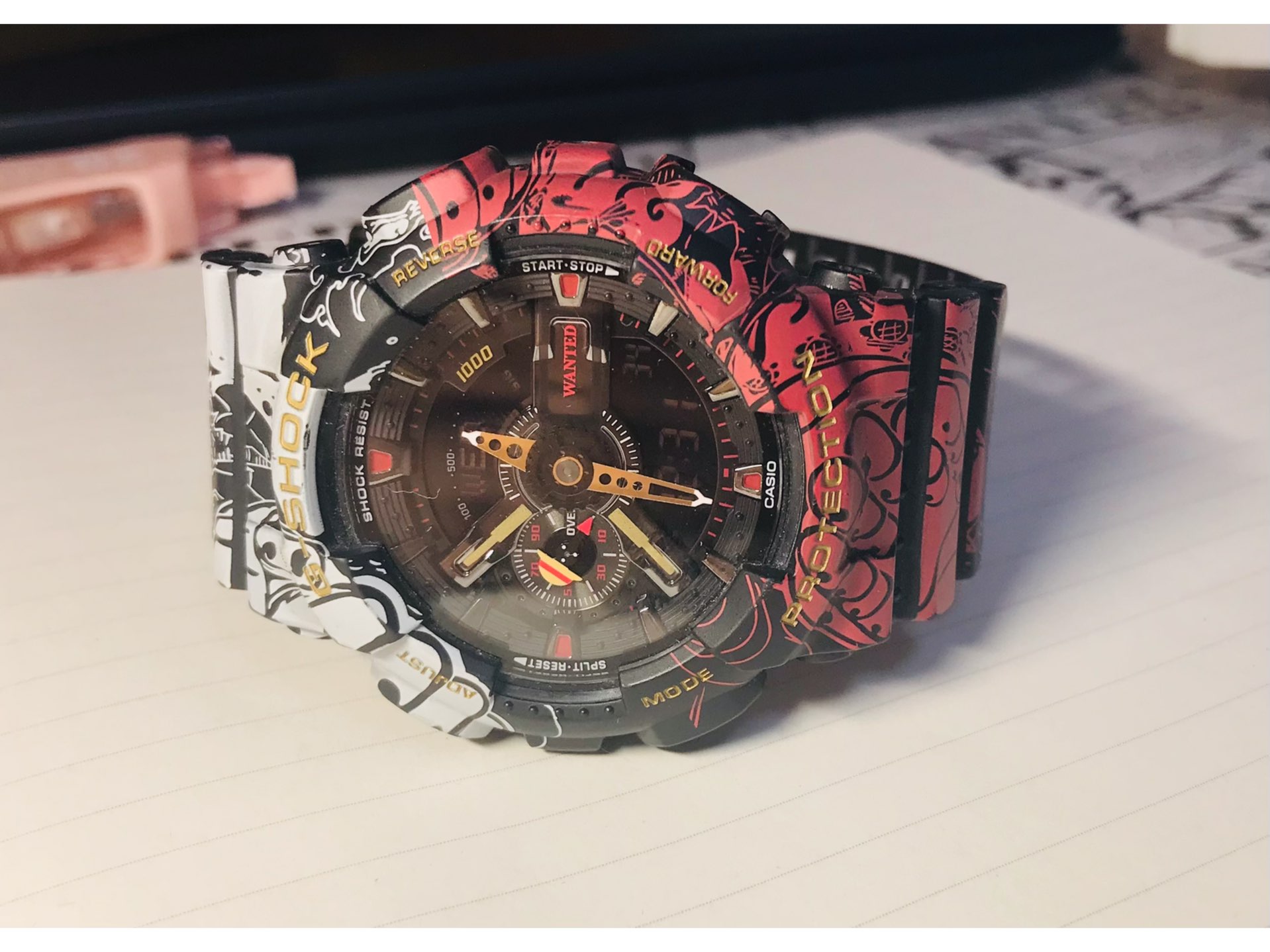 海米必备海贼王联名卡西欧手表