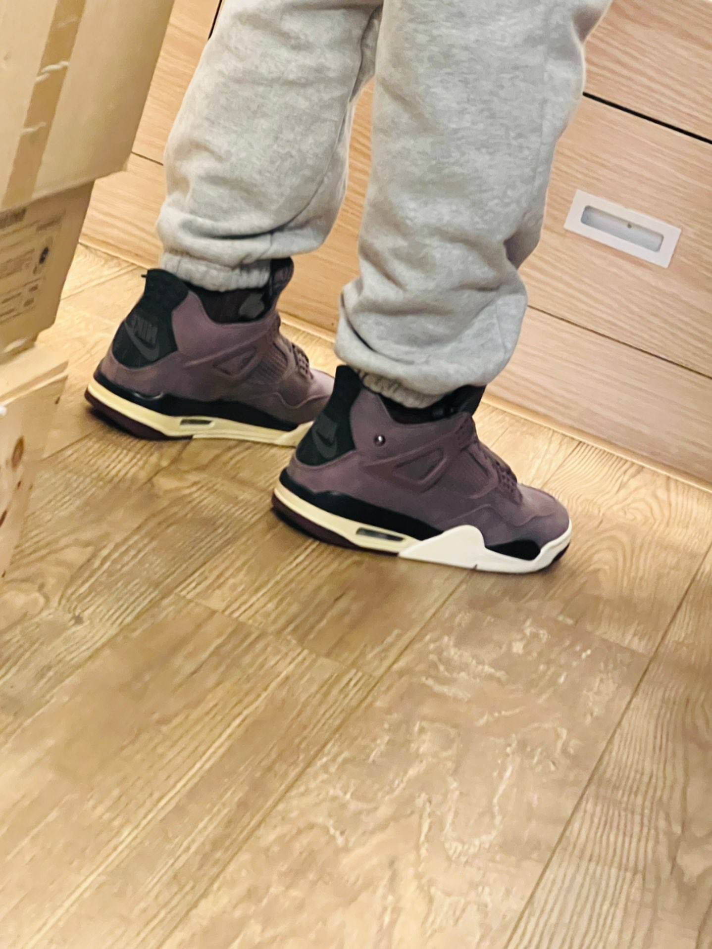 custom review-Air Jordan 4 X A Ma Maneire 'Violet Ore'