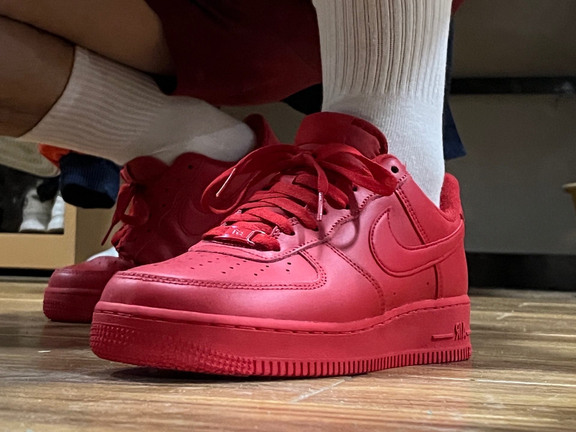 Nike Air Force 1 Low Triple Red CW6999-600 Men's Size 9 | eBay