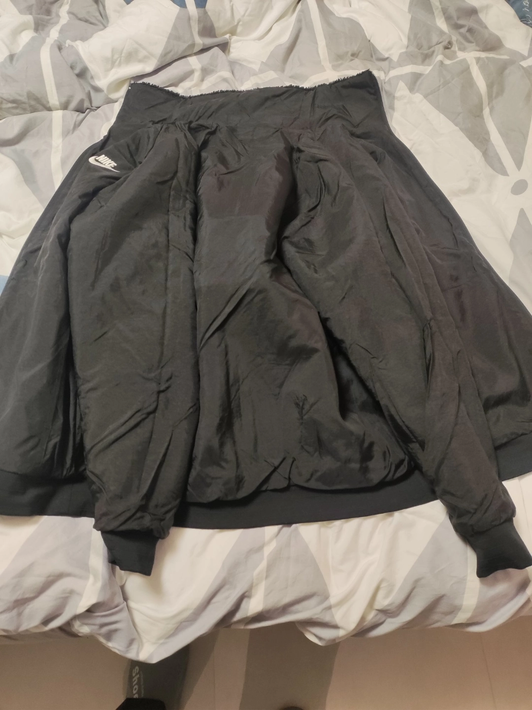 custom review-Nike Big Swoosh Reversible Boa Jacket
