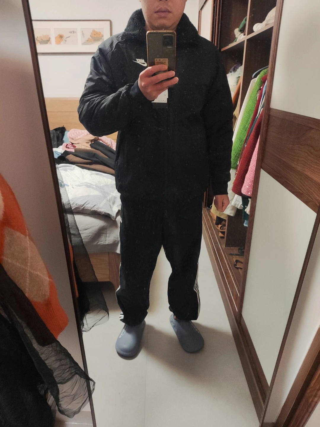 custom review-Nike Big Swoosh Reversible Boa Jacket