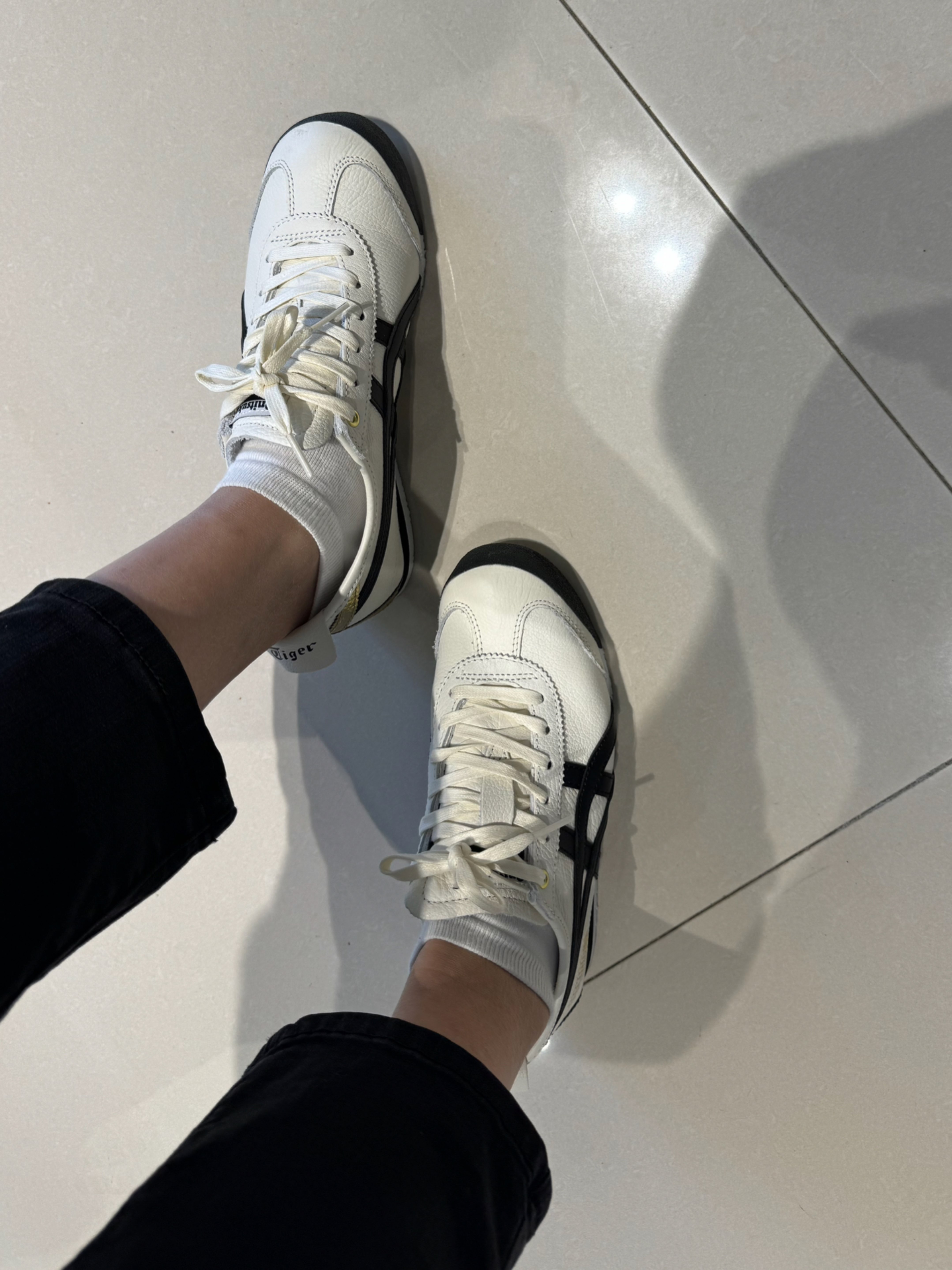 custom review-Onitsuka Tiger Mexico 66 Cream Black