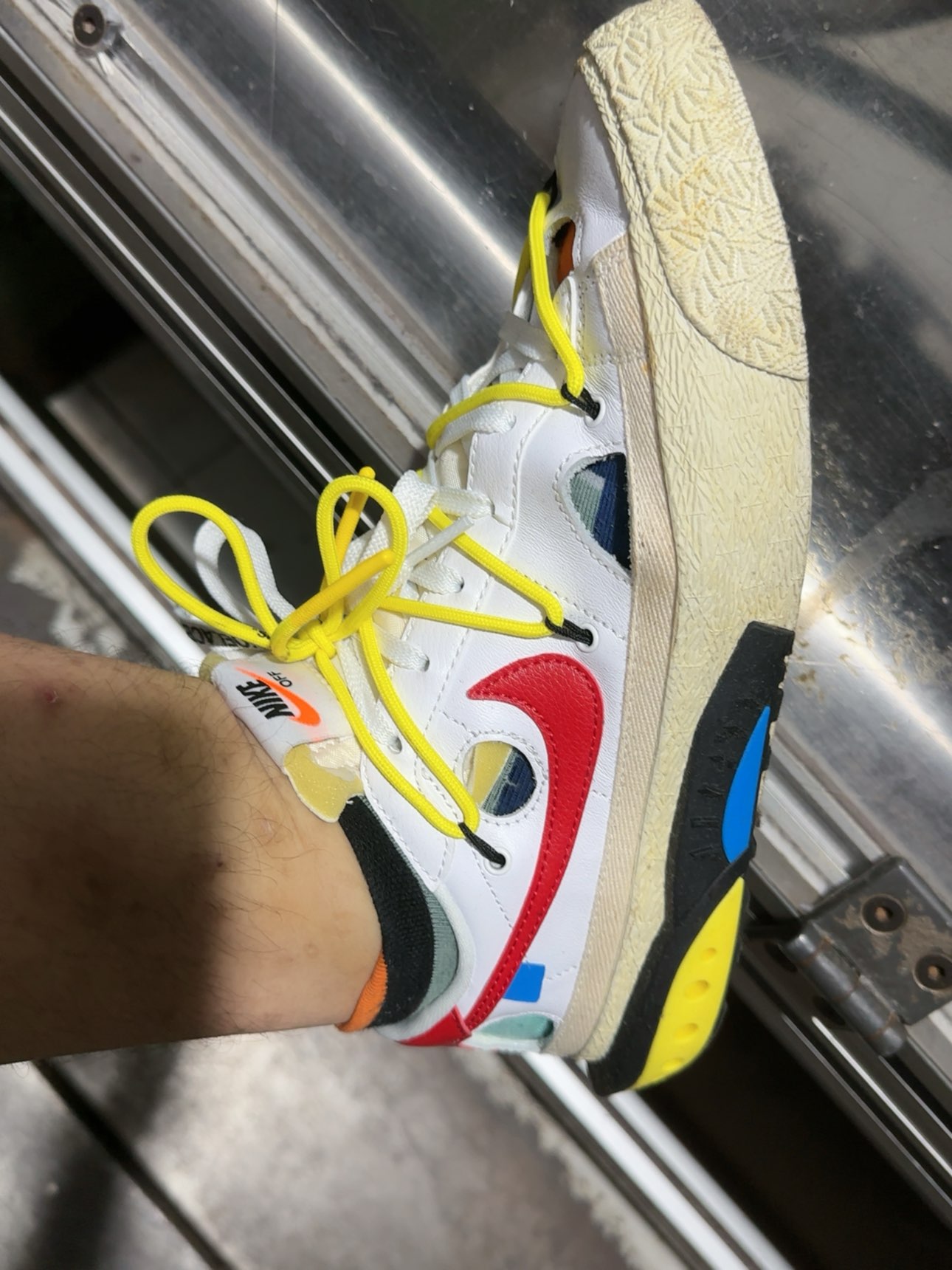 custom review-Nike Blazer Low Off White University Red