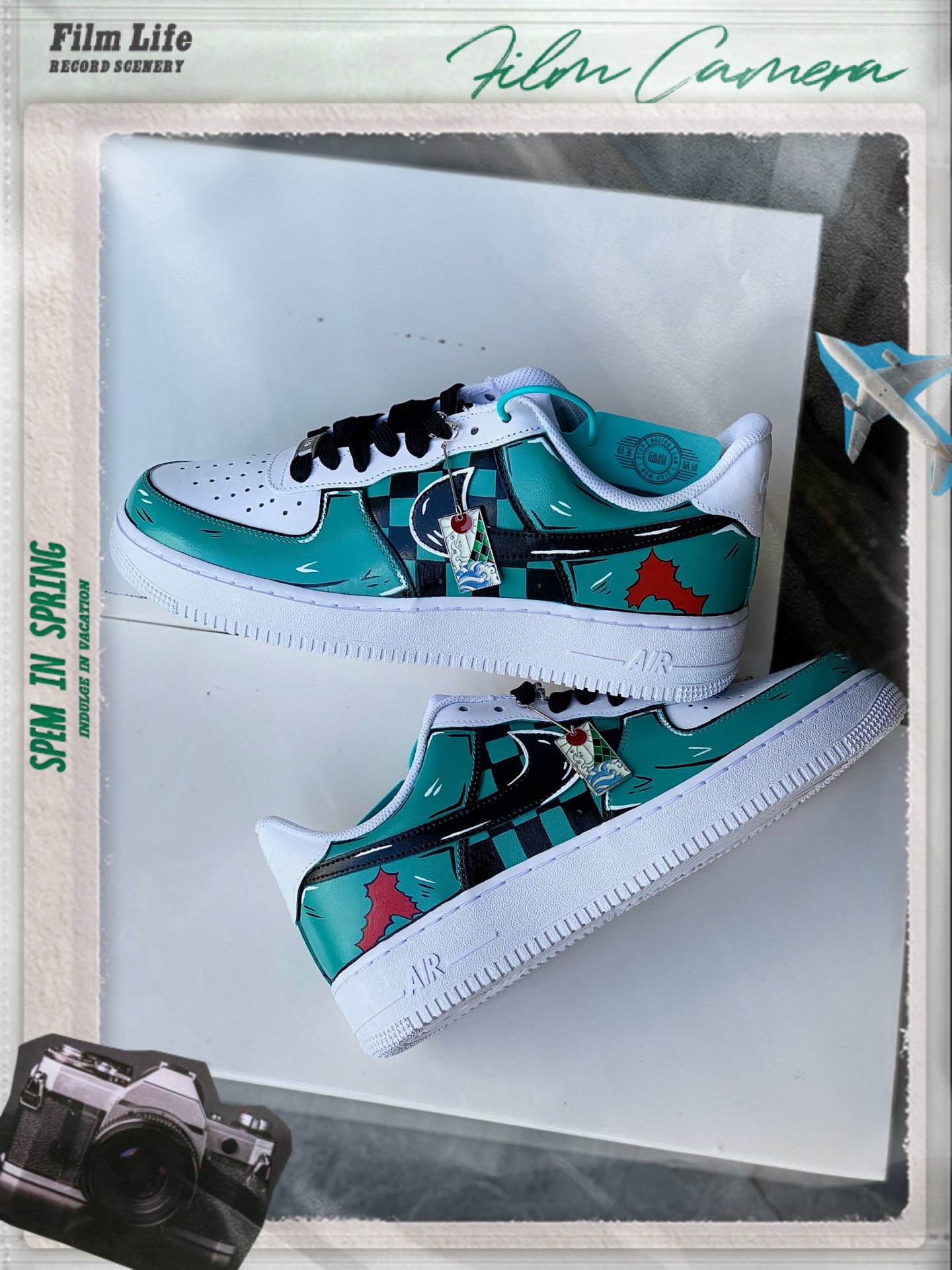 二次元来袭,空军一号新配色(鬼灭之刃)