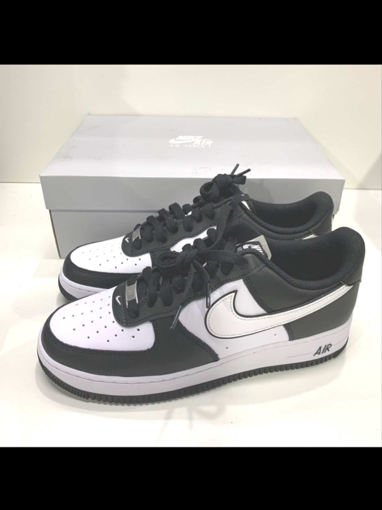 custom review-Nike Air Force 1 Low 
07 White Swoosh Panda