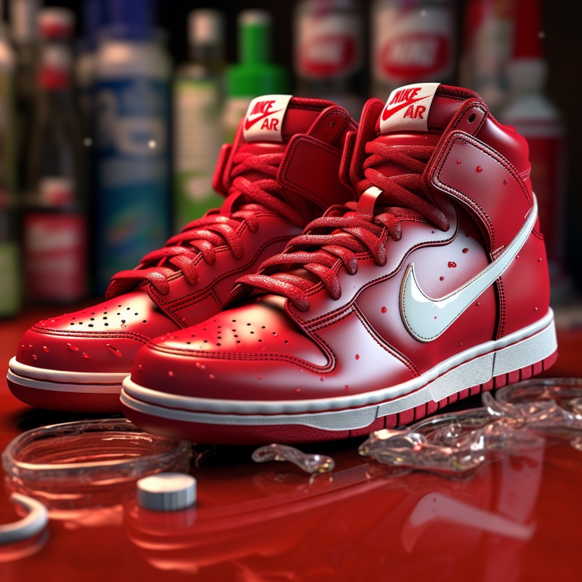 可口可乐联名nike aj1