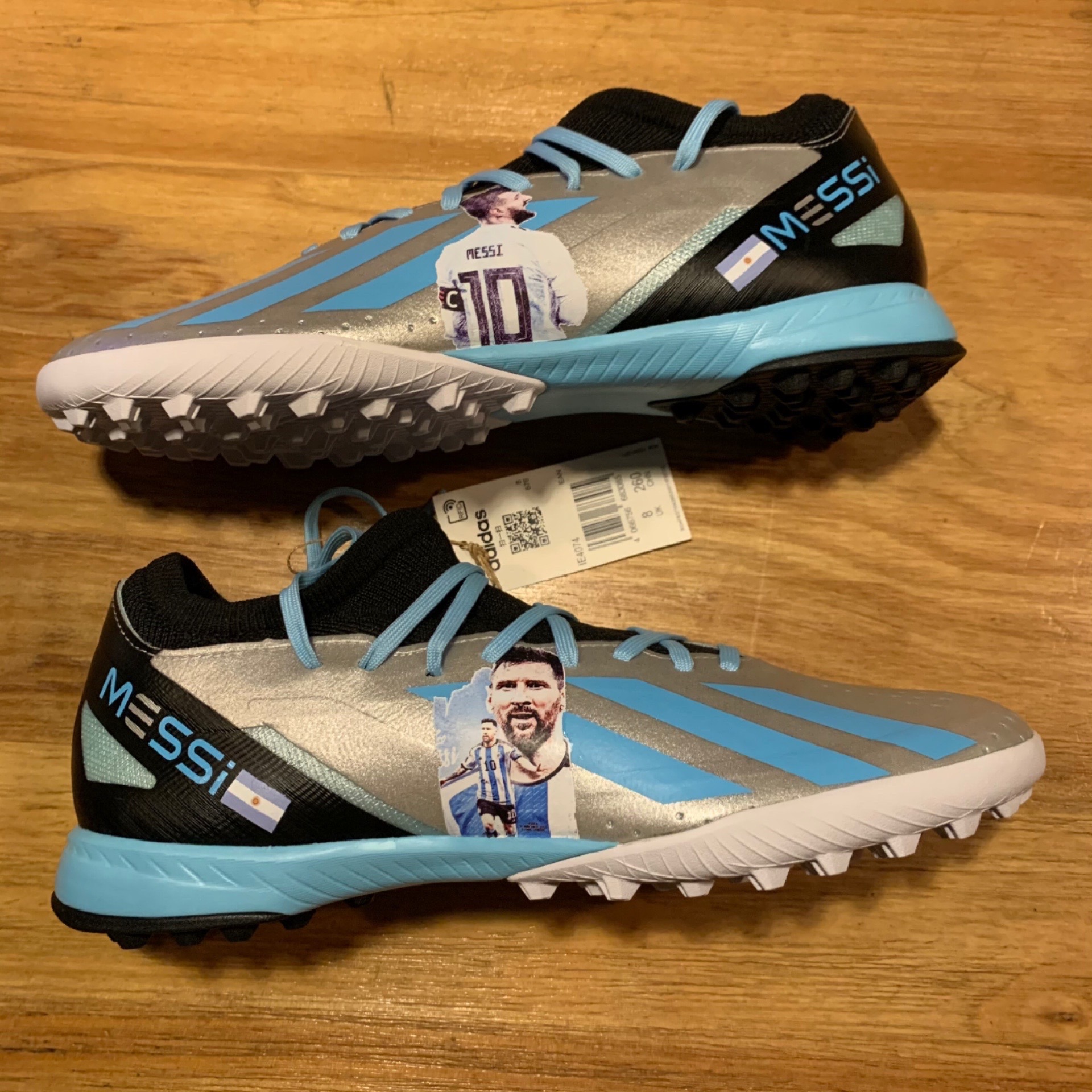 梅西同款 #阿迪达斯x系列足球鞋 #球王梅西  adidas x crazyfstt