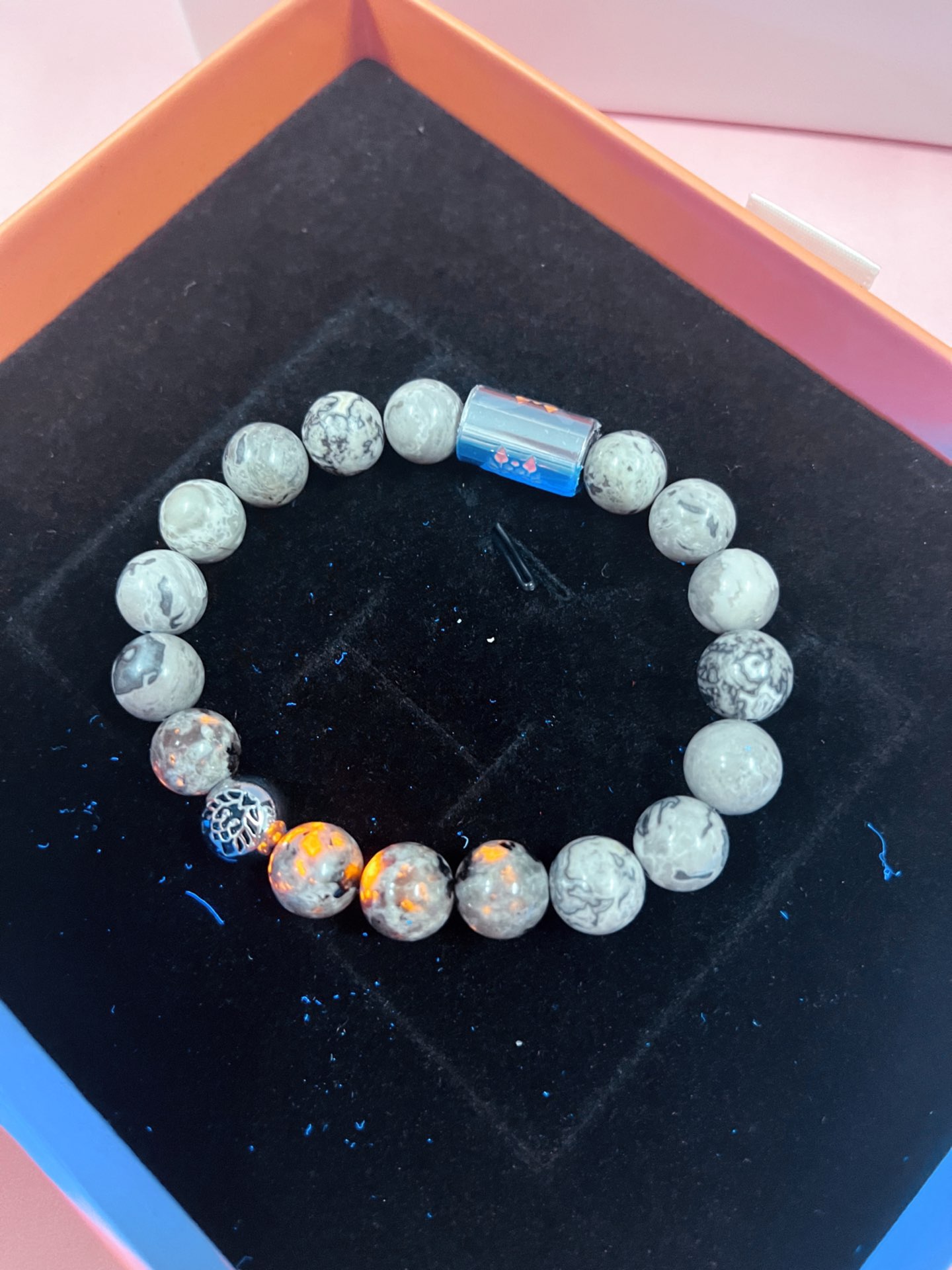 超有氛围感的火焰石系列手串