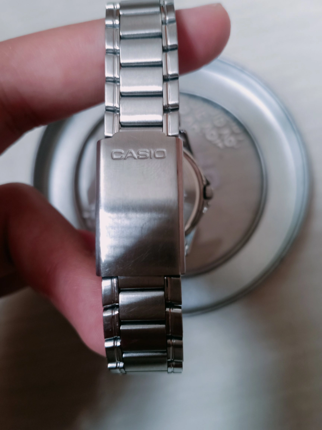 卡西欧 钢带小圆表