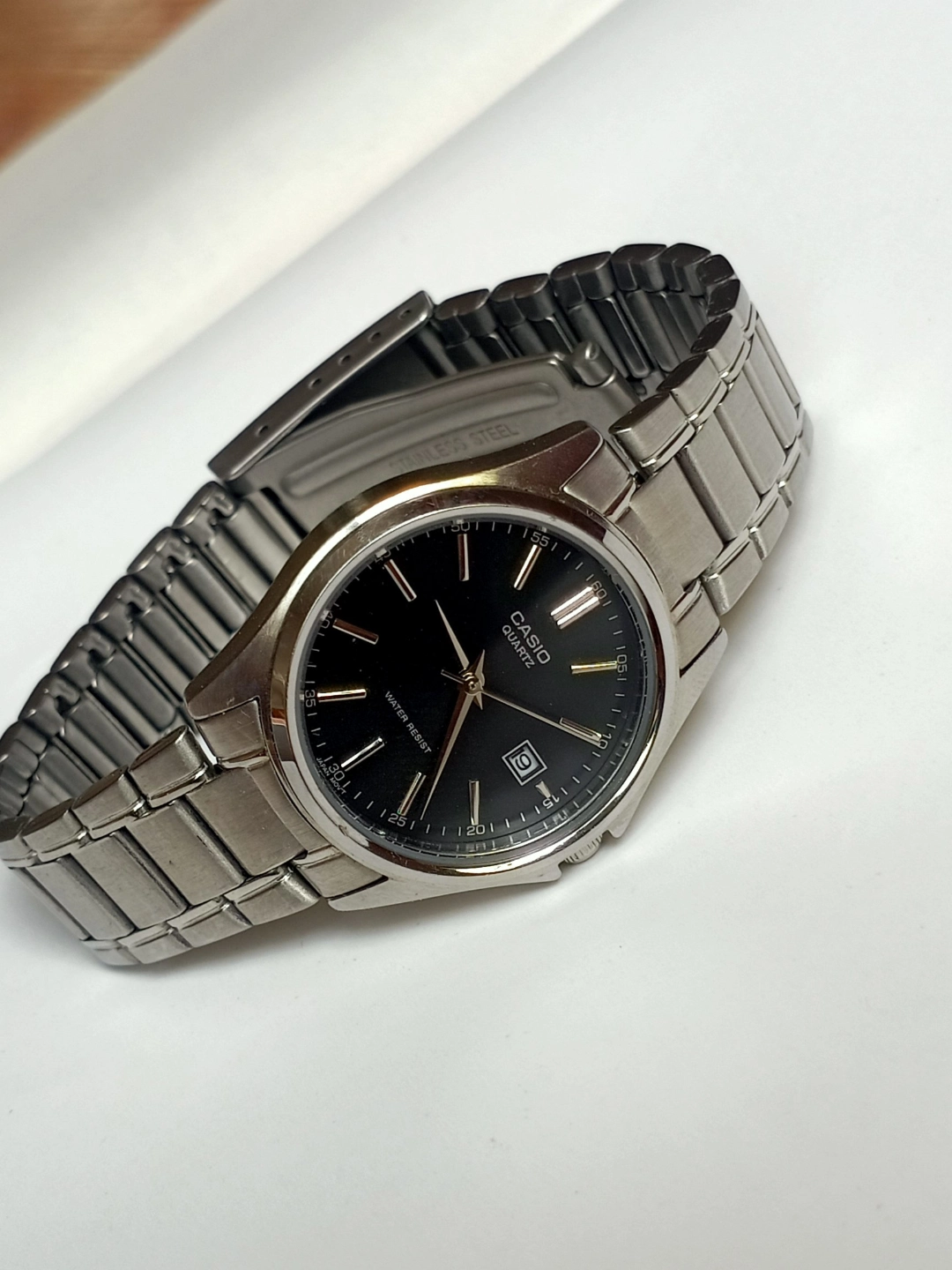 卡西欧 钢带小圆表