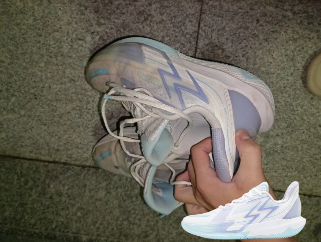 custom review-361° Big3 4.0 QUICK Basketball Shoes Men's Low top 361 Degrees White/Glacier Blue